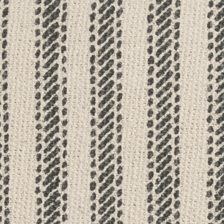 Gray Natural Ticking Stripe Throw Pillow