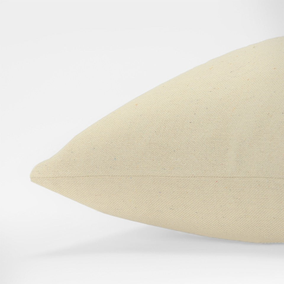 Black Taupe Canvas Redeemed Throw Pillow