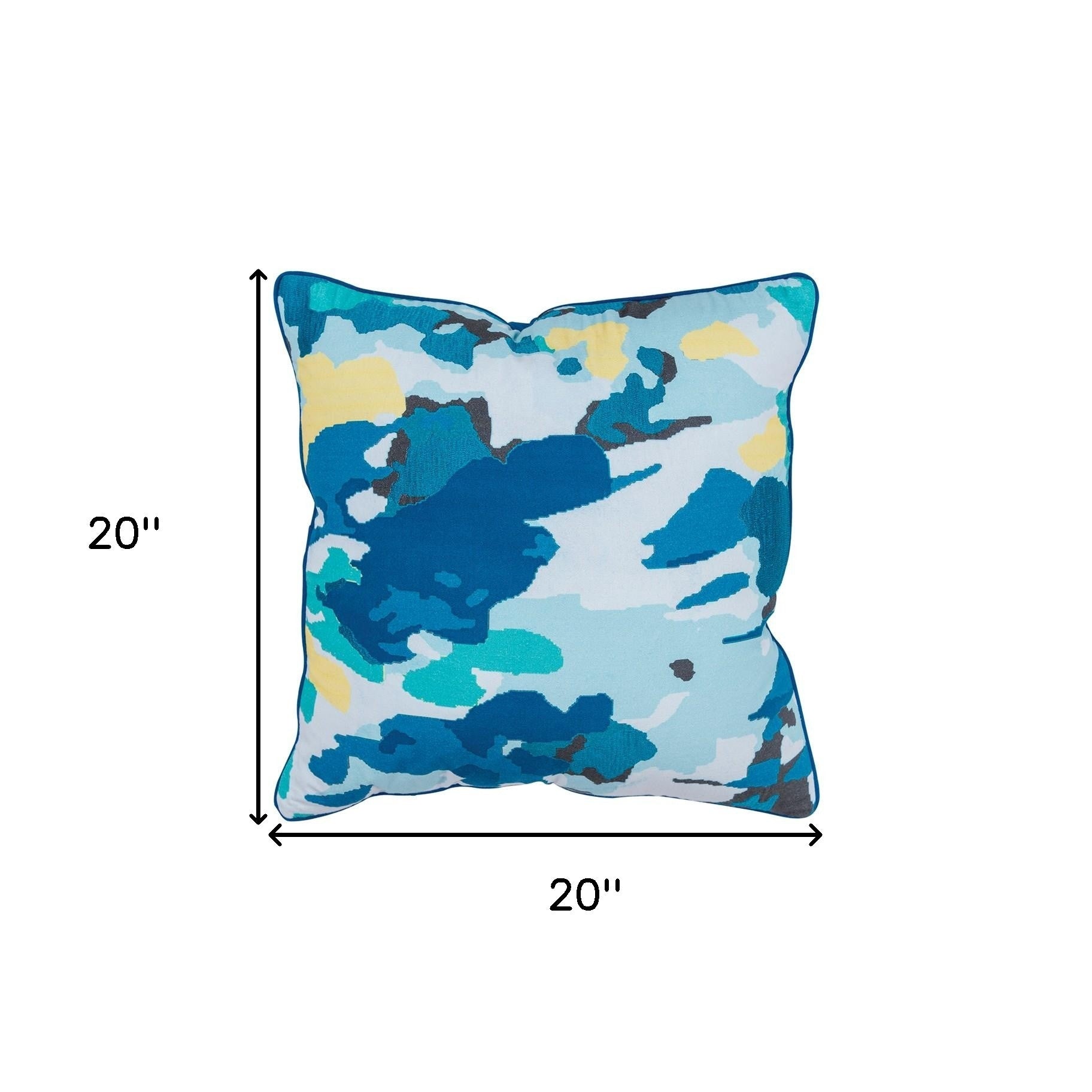 20" Cotton Throw Pillow