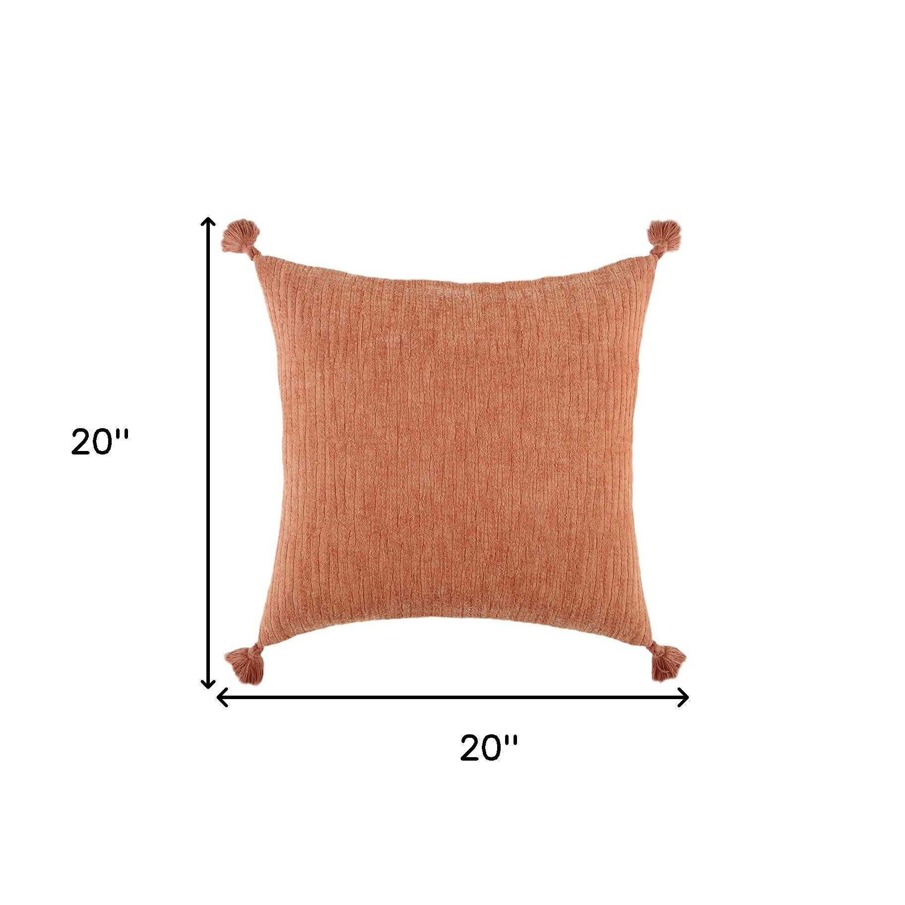 Blush Solid Tonal Abstract Stripe Throw Pillow