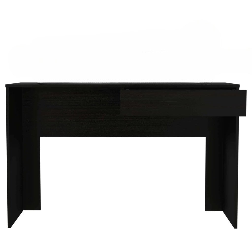 Clio Black Computer Desk with Drawer