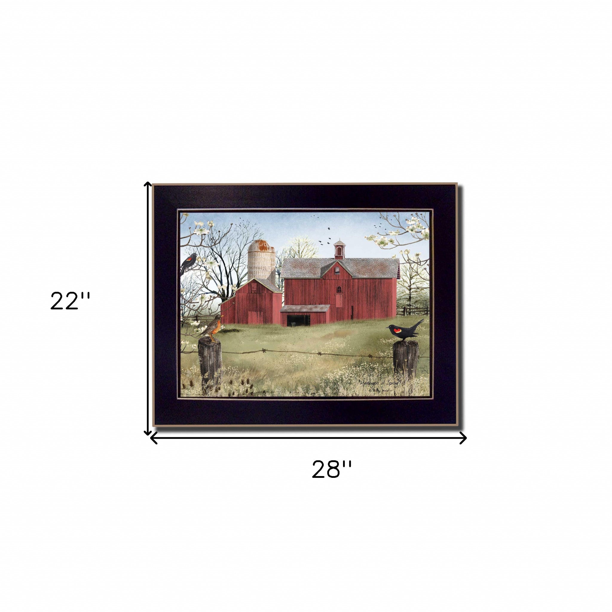 Harbingers of Spring 5 Black Framed Print Wall Art