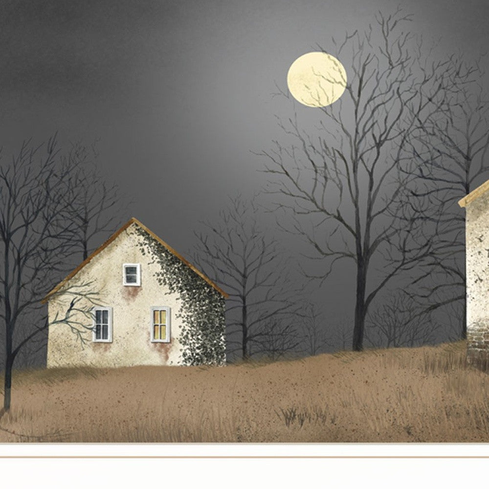 Still of the Night 3 White Framed Print Wall Art