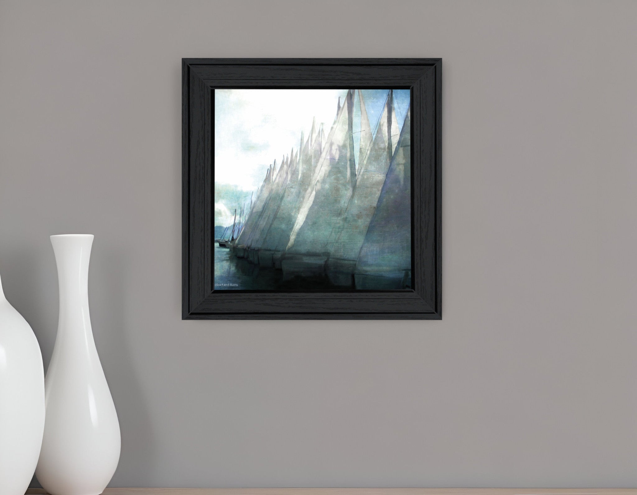 Sailboat Marina I 3 Black Framed Print Wall Art