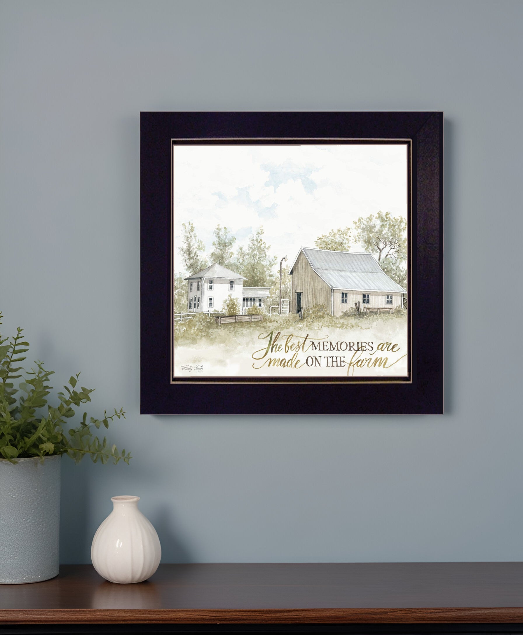 The Best Memories 1 Black Framed Print Wall Art