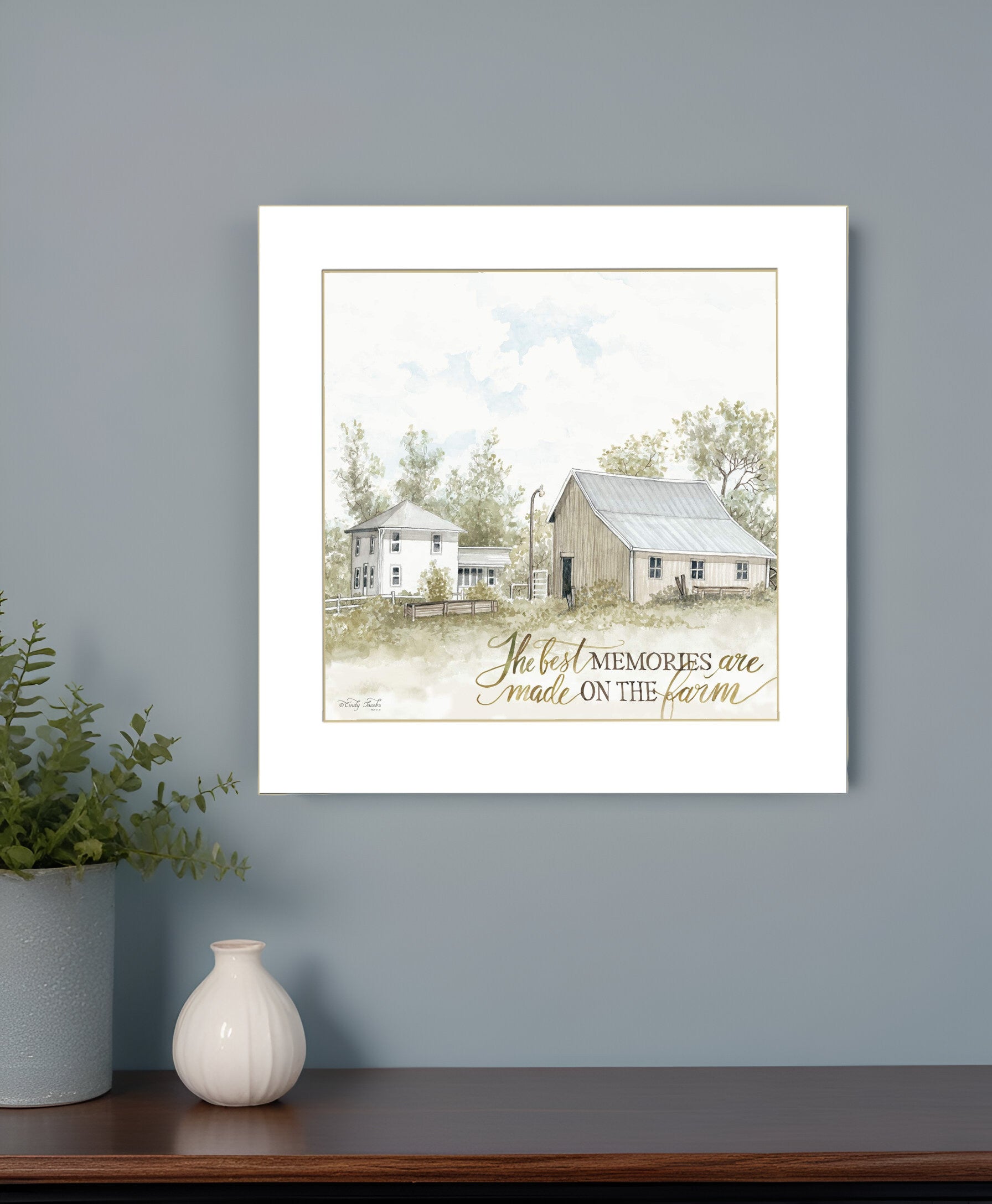 The Best Memories 2 White Framed Print Wall Art