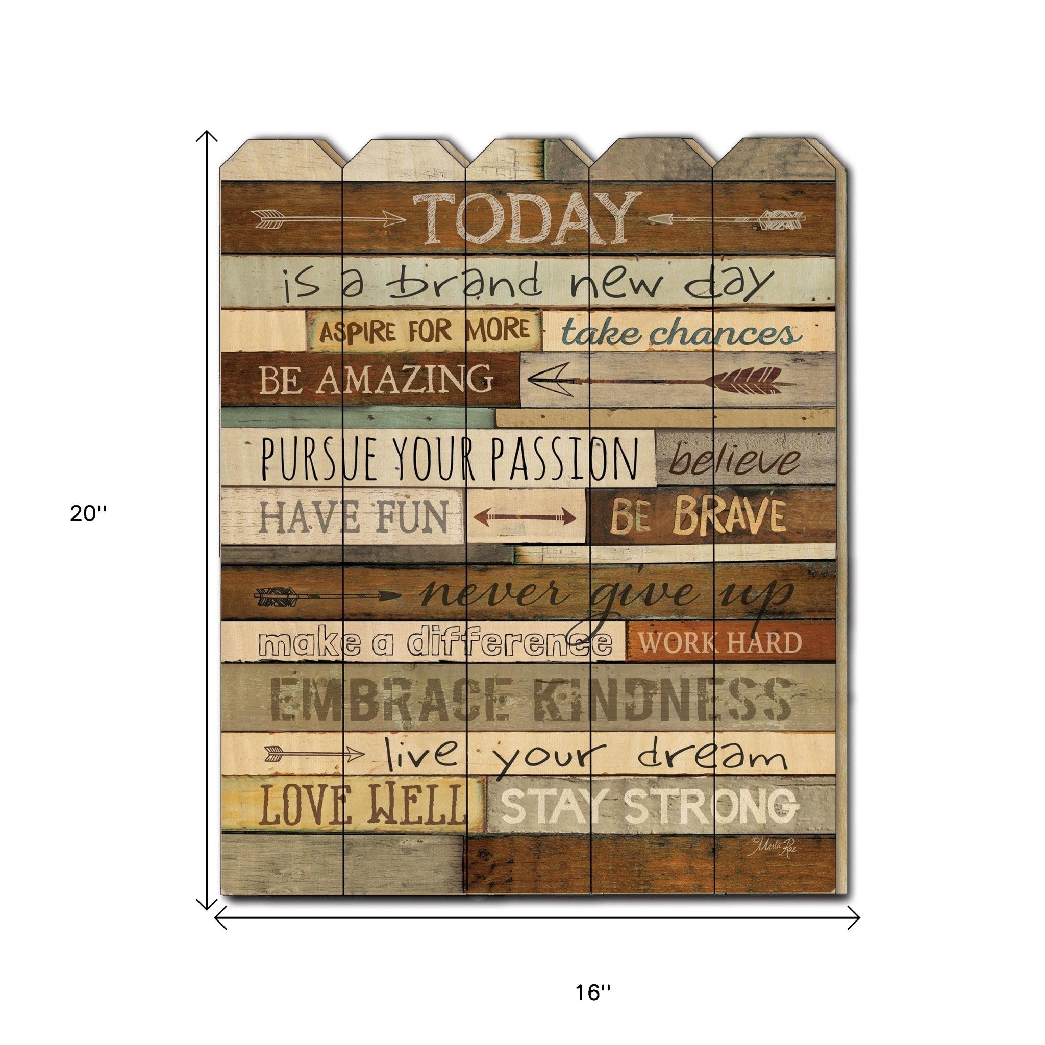 Today is a Brand New Day Unframed Print Wall Art