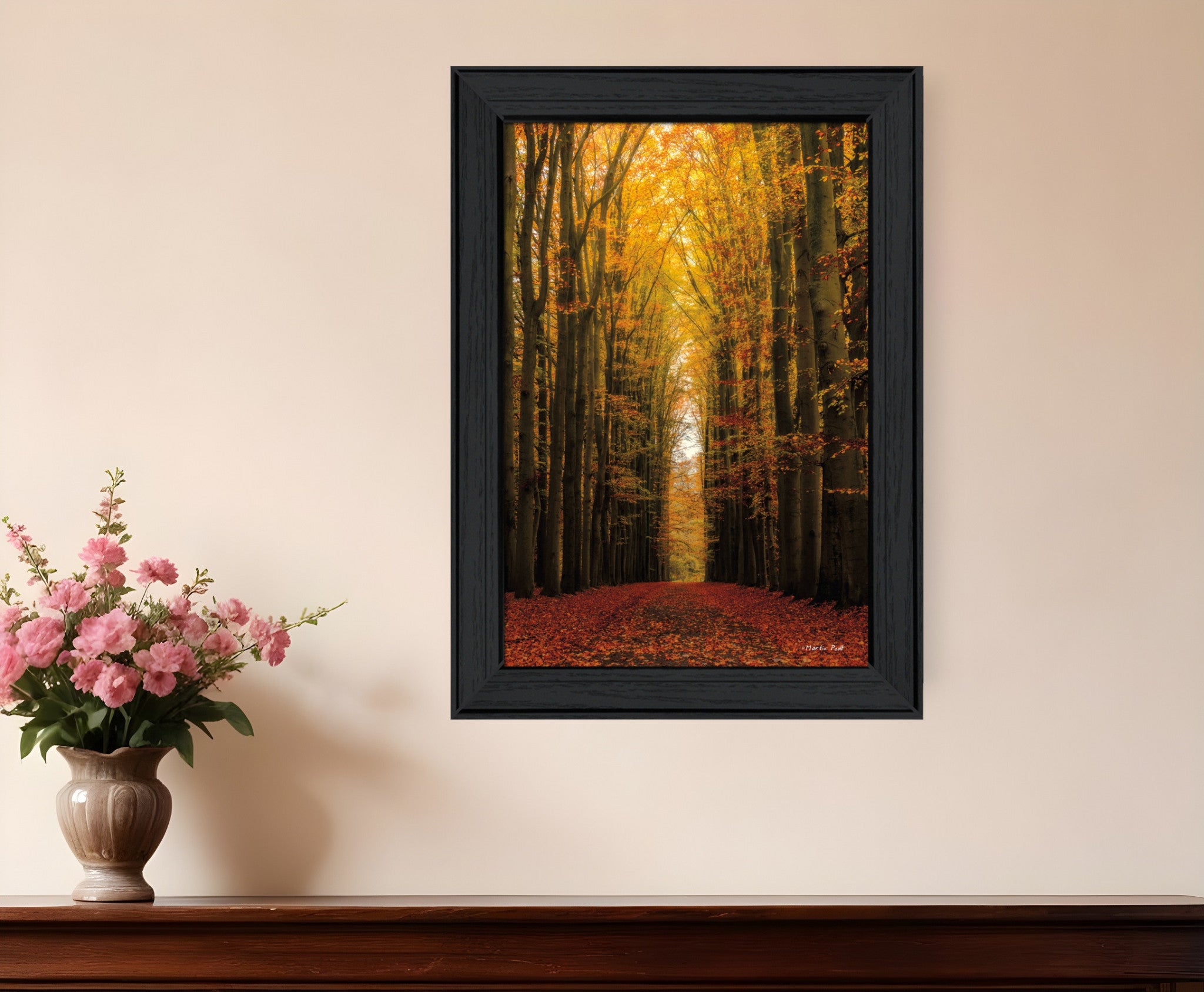 Highway to Heaven Black Framed Print Wall Art