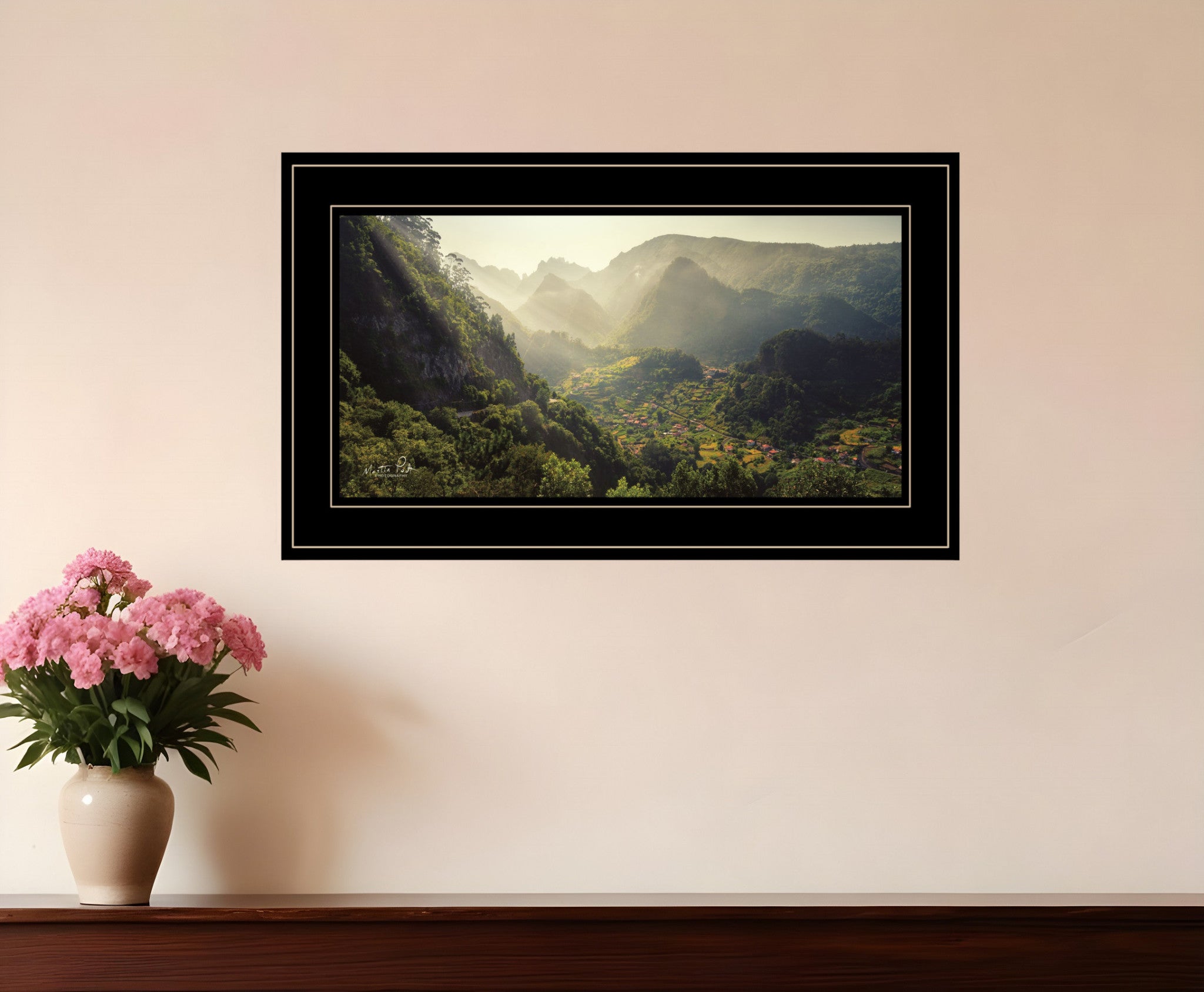 Land of the Hobbits Martin Podt Ready to Hang Framed Print Black Frame Black Framed Print Wall Art