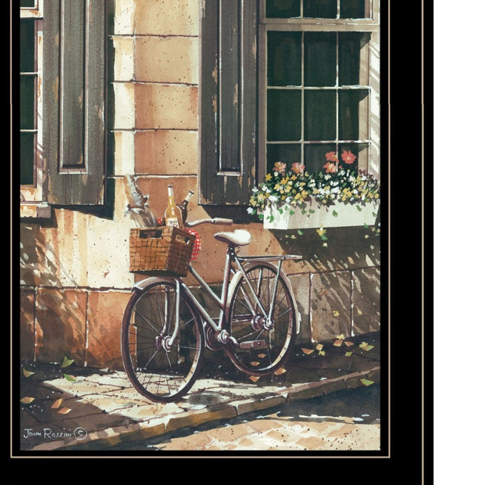 Set Of Two A Picnic Getaway 2 Black Framed Print Wall Art