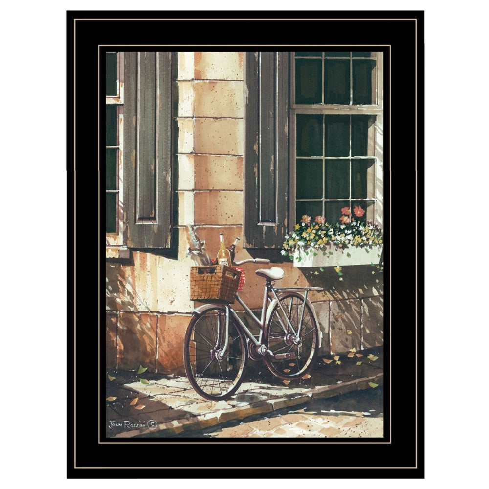 Set Of Two A Picnic Getaway 2 Black Framed Print Wall Art