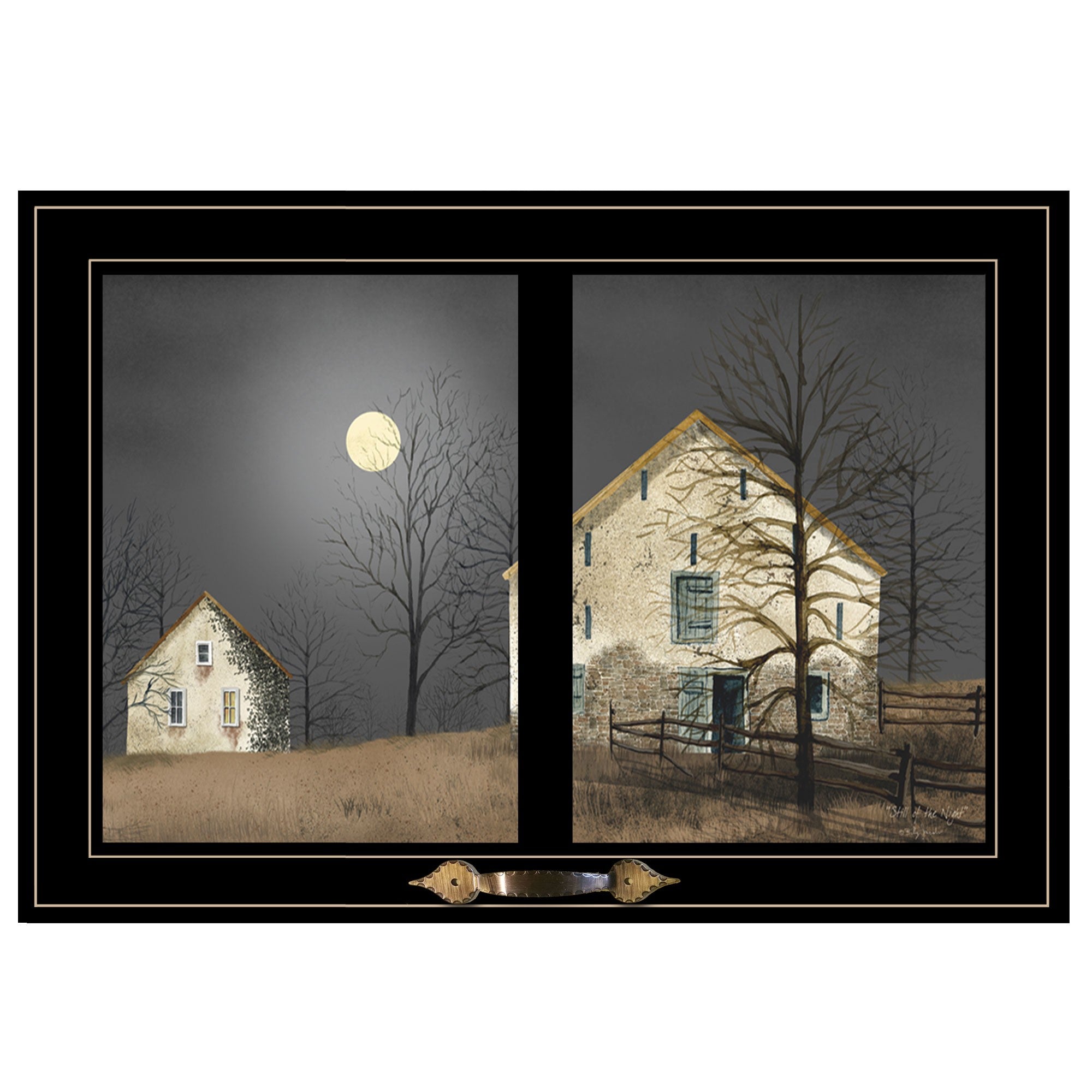 Still of the Night 5 Black Framed Print Wall Art