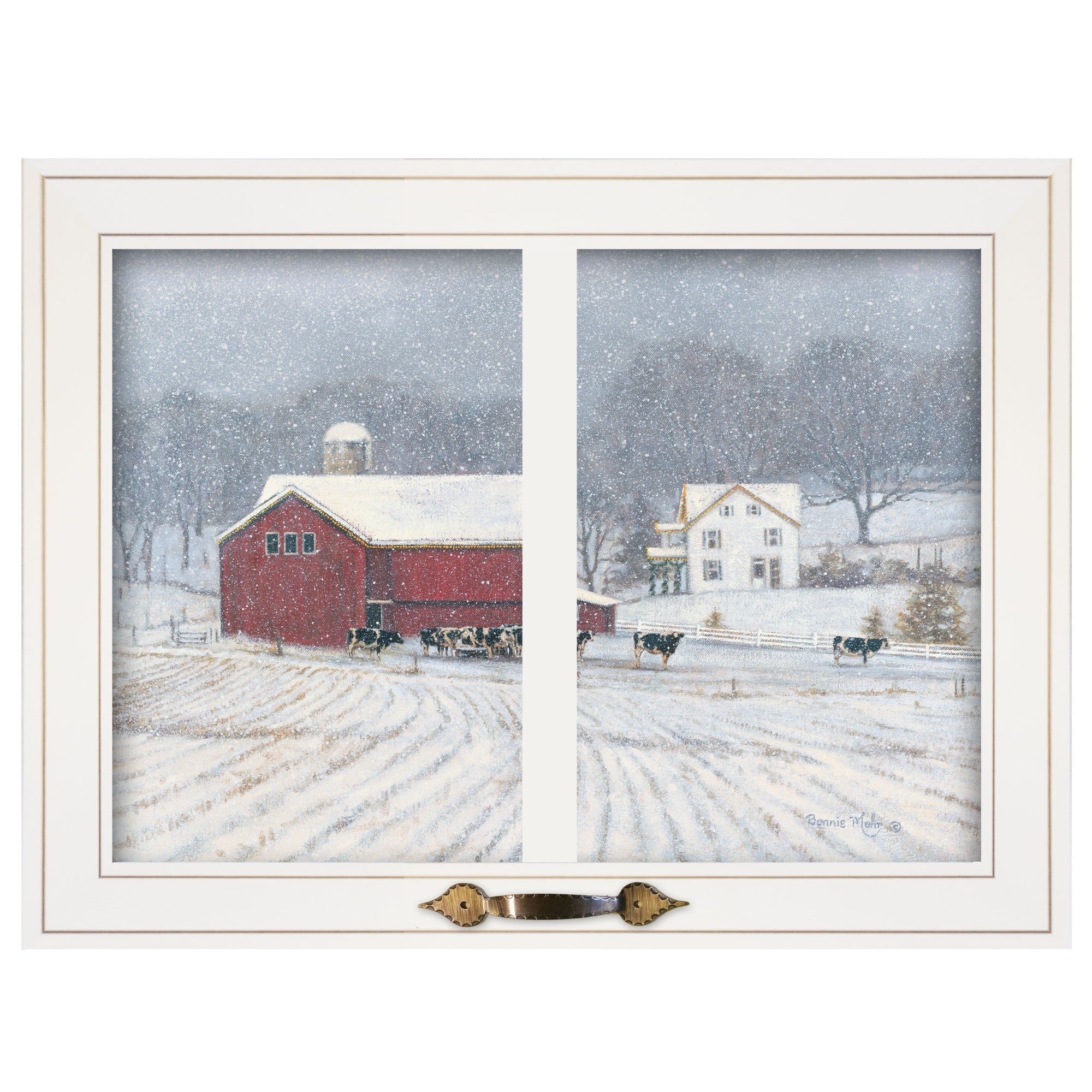 The Home Place 3 White Framed Print Wall Art