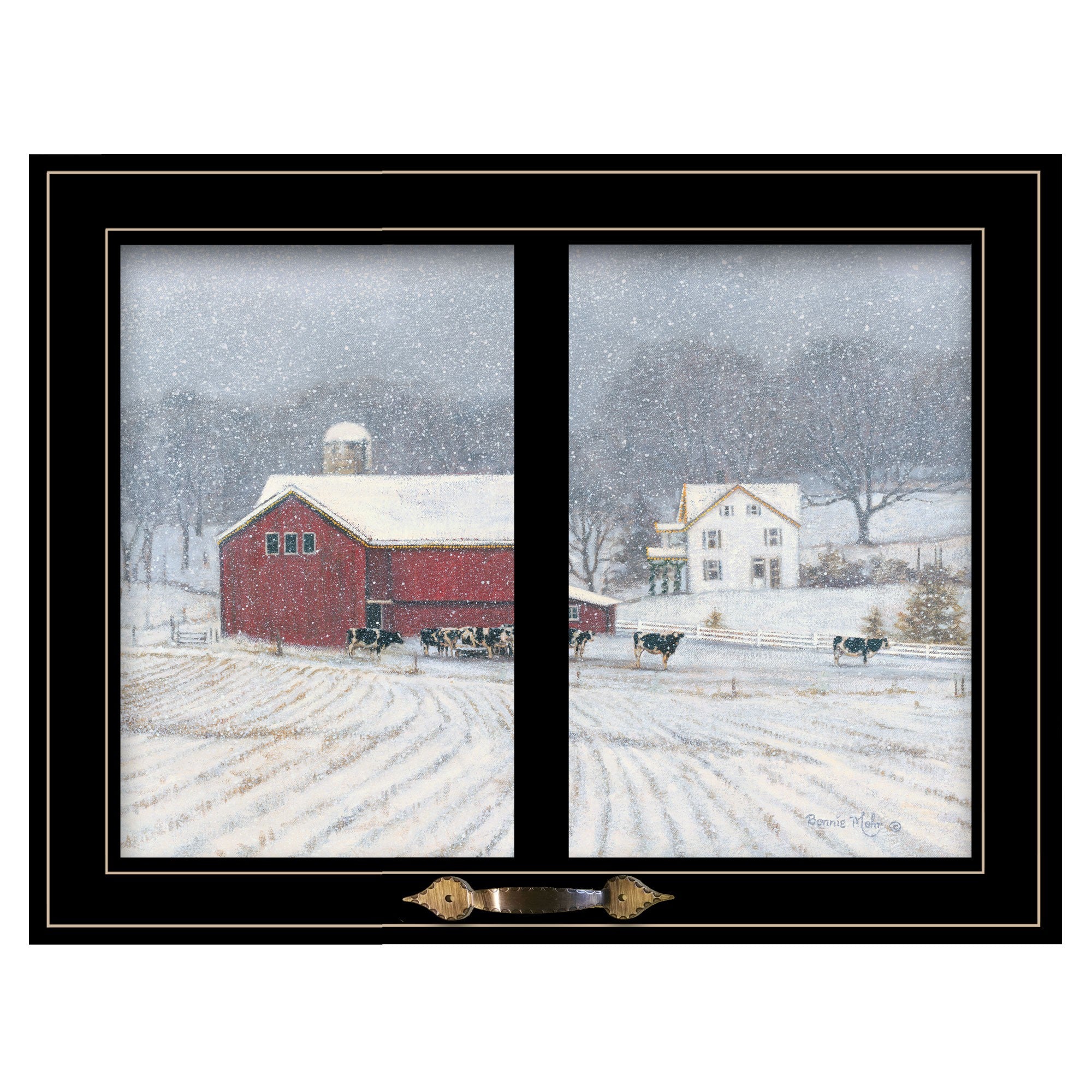 The Home Place 4 Black Framed Print Wall Art