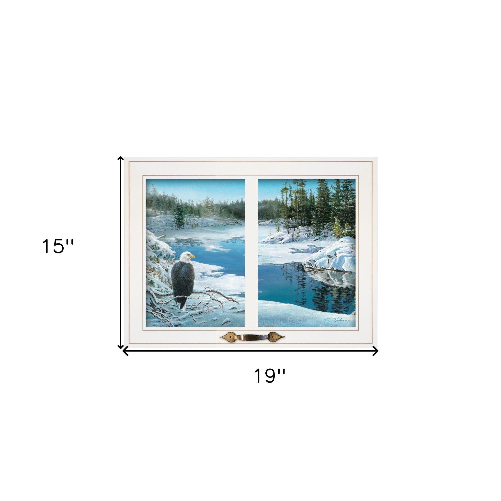 The Lookout 3 White Framed Print Wall Art