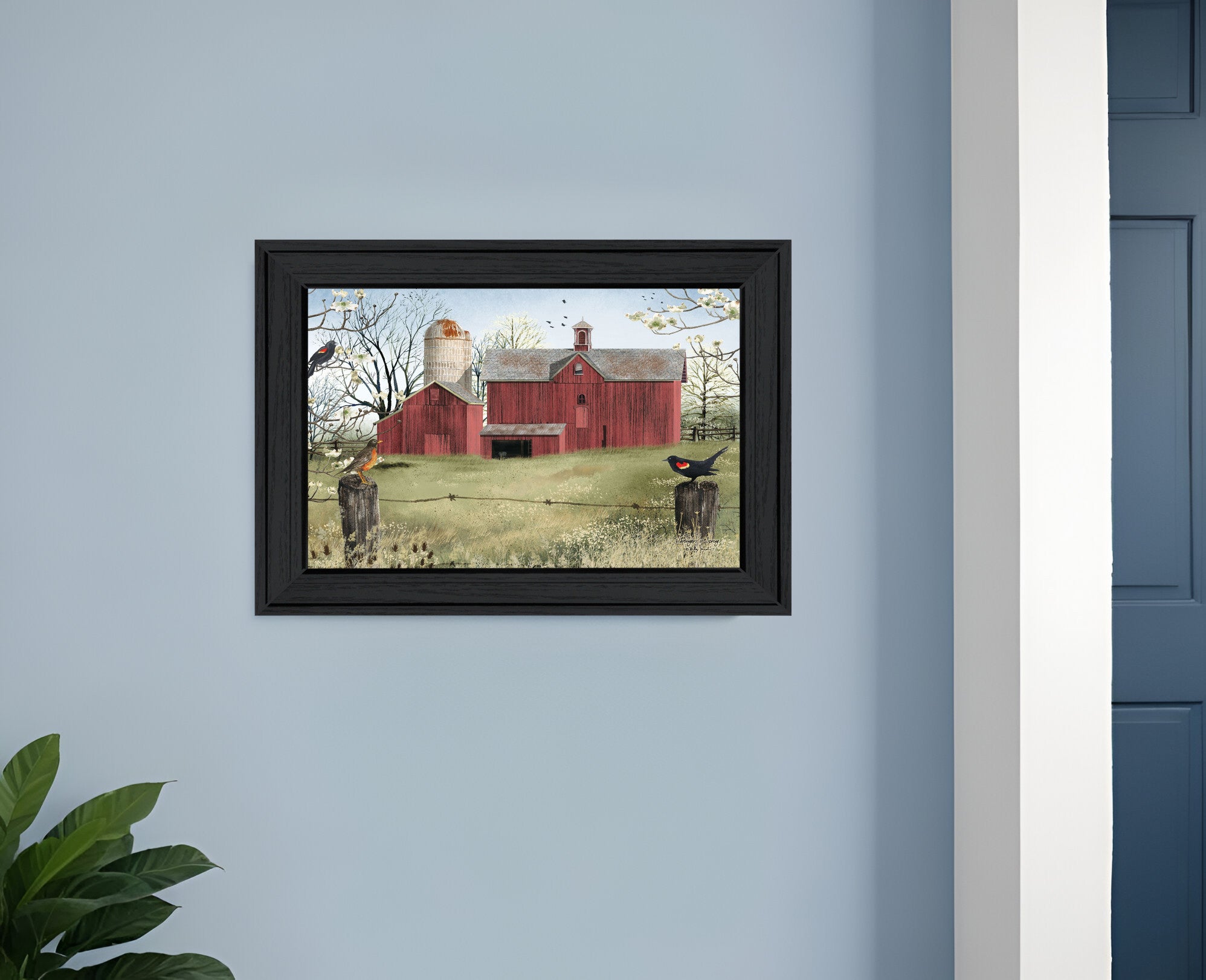 Harbingers of Spring 1 Black Framed Print Wall Art