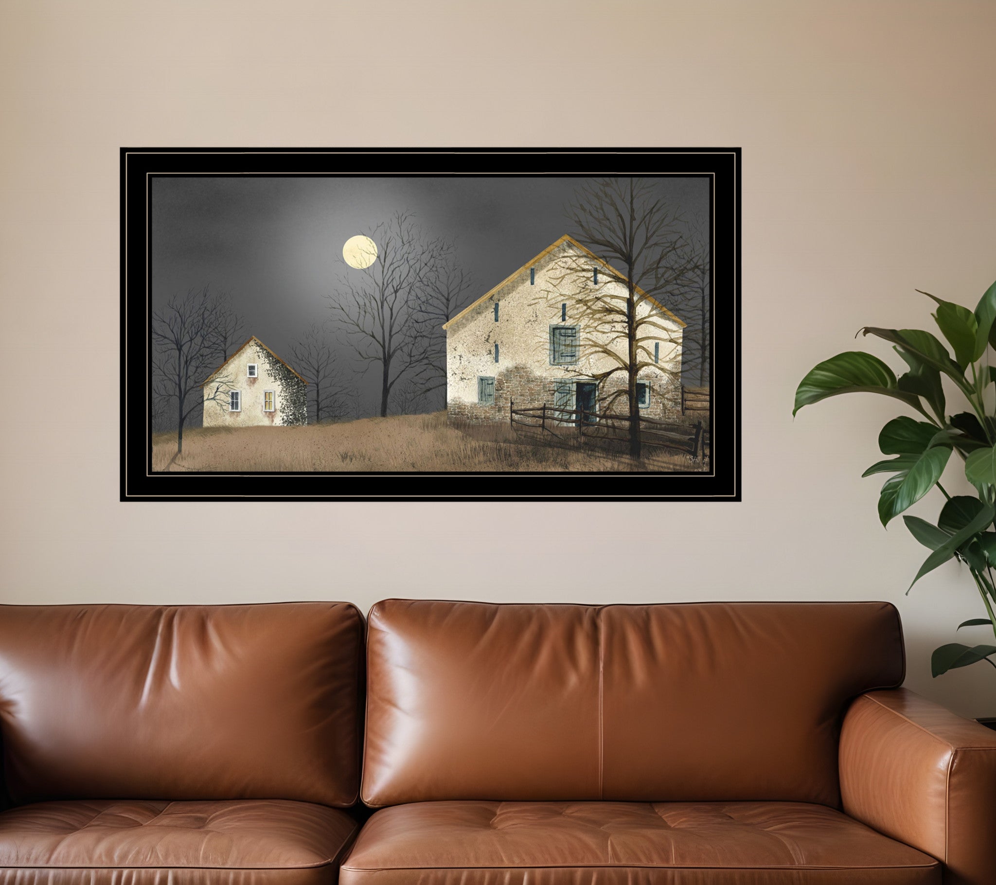 Still of the Night 6 Black Framed Print Wall Art