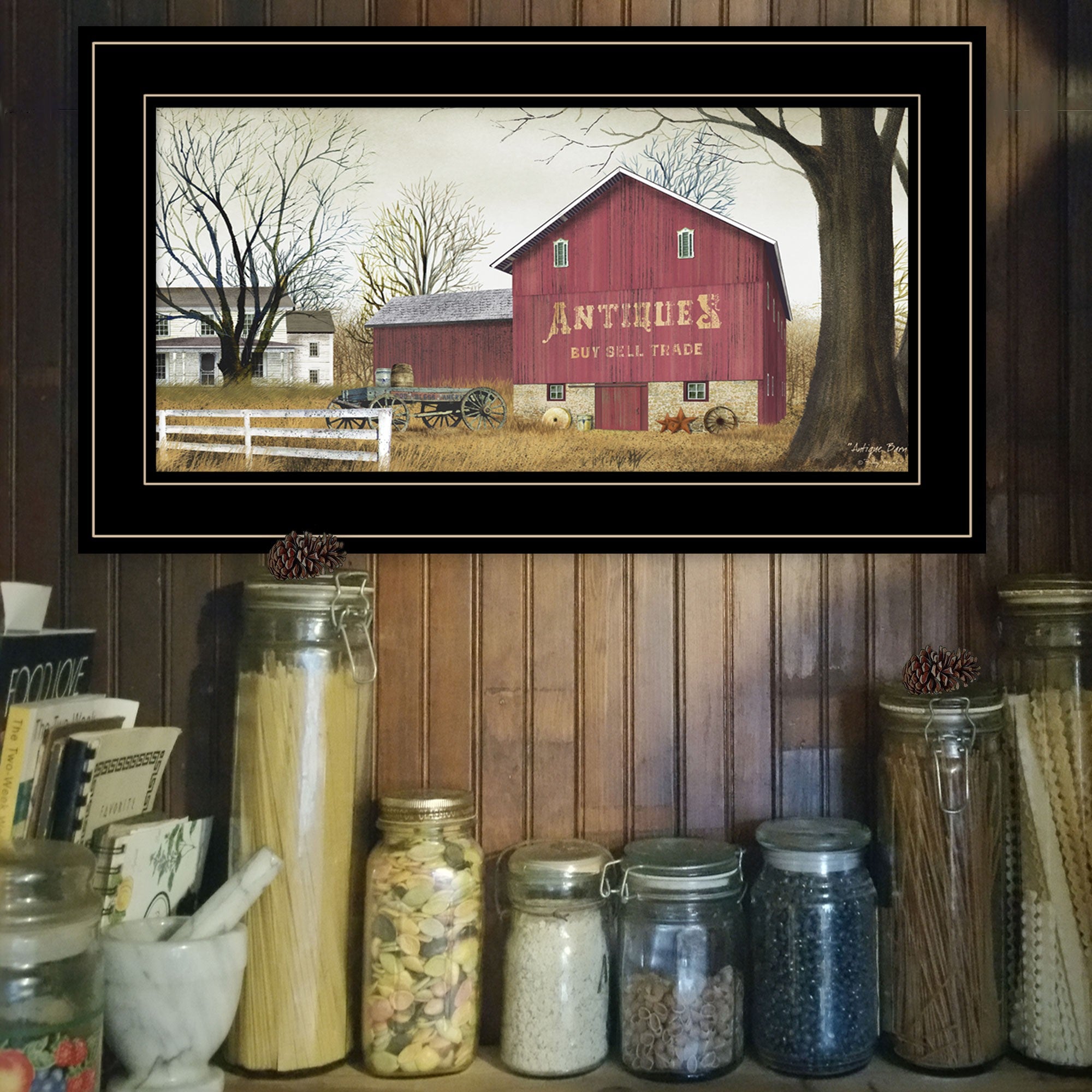 Antique Barn 6 Black Framed Print Wall Art