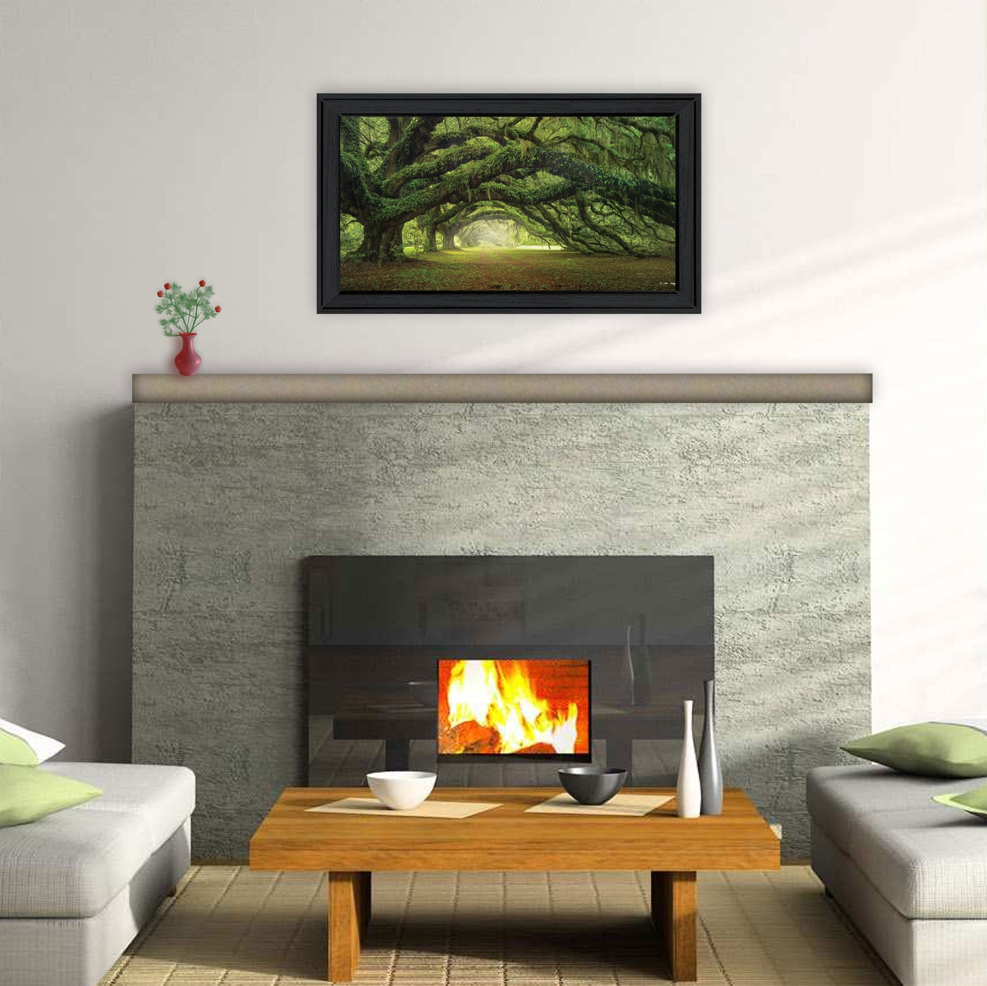 Passage 4 Black Framed Print Wall Art