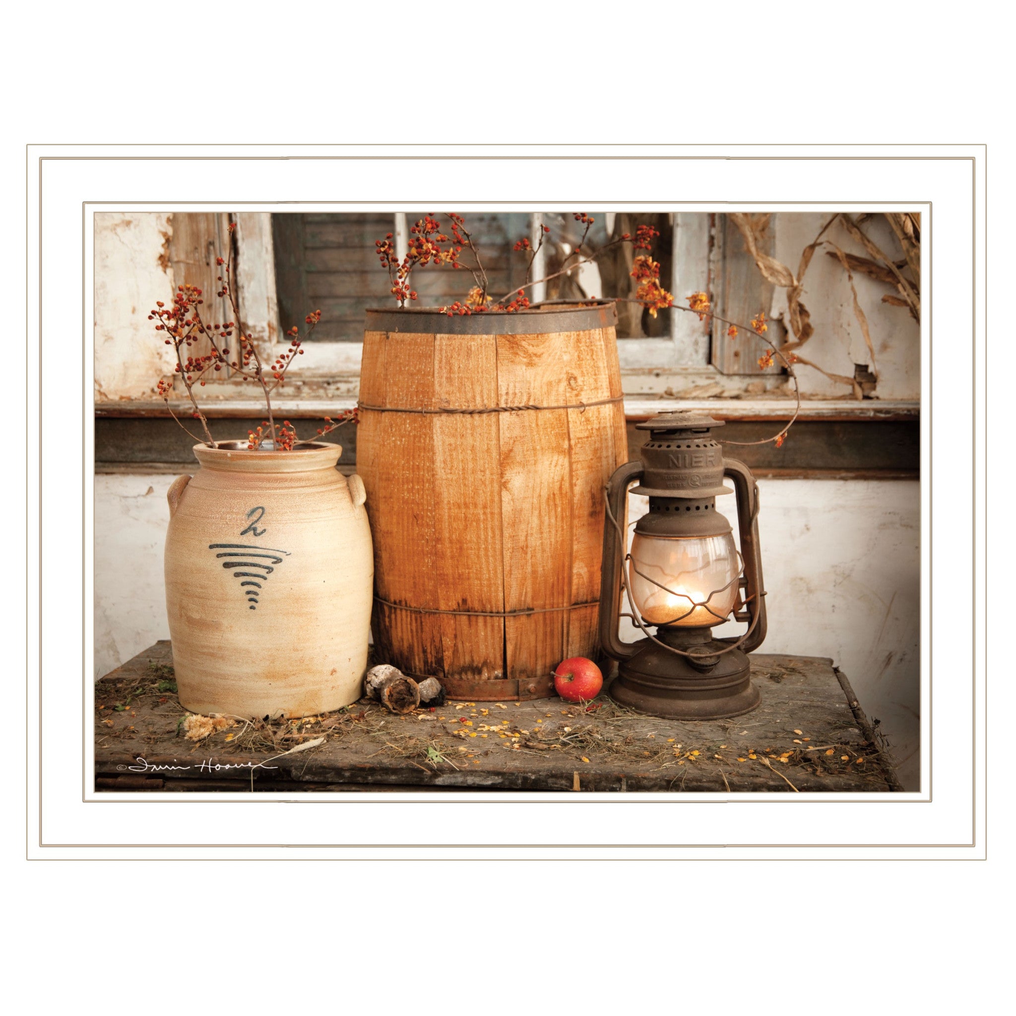 The Nail Keg 2 White Framed Print Wall Art