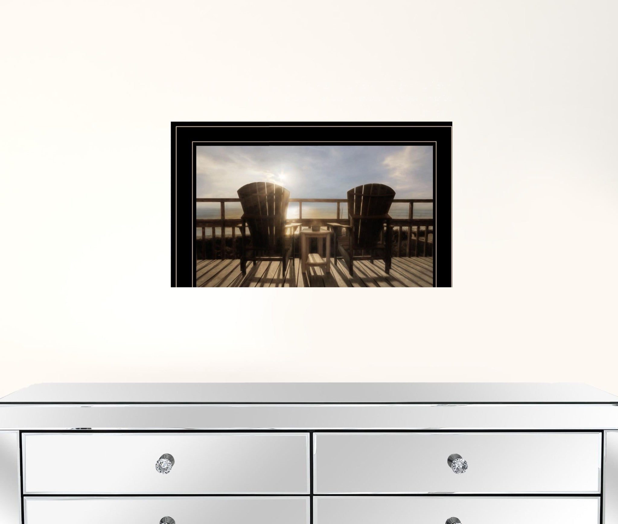 Front Row Seats 1 Black Framed Print Wall Art