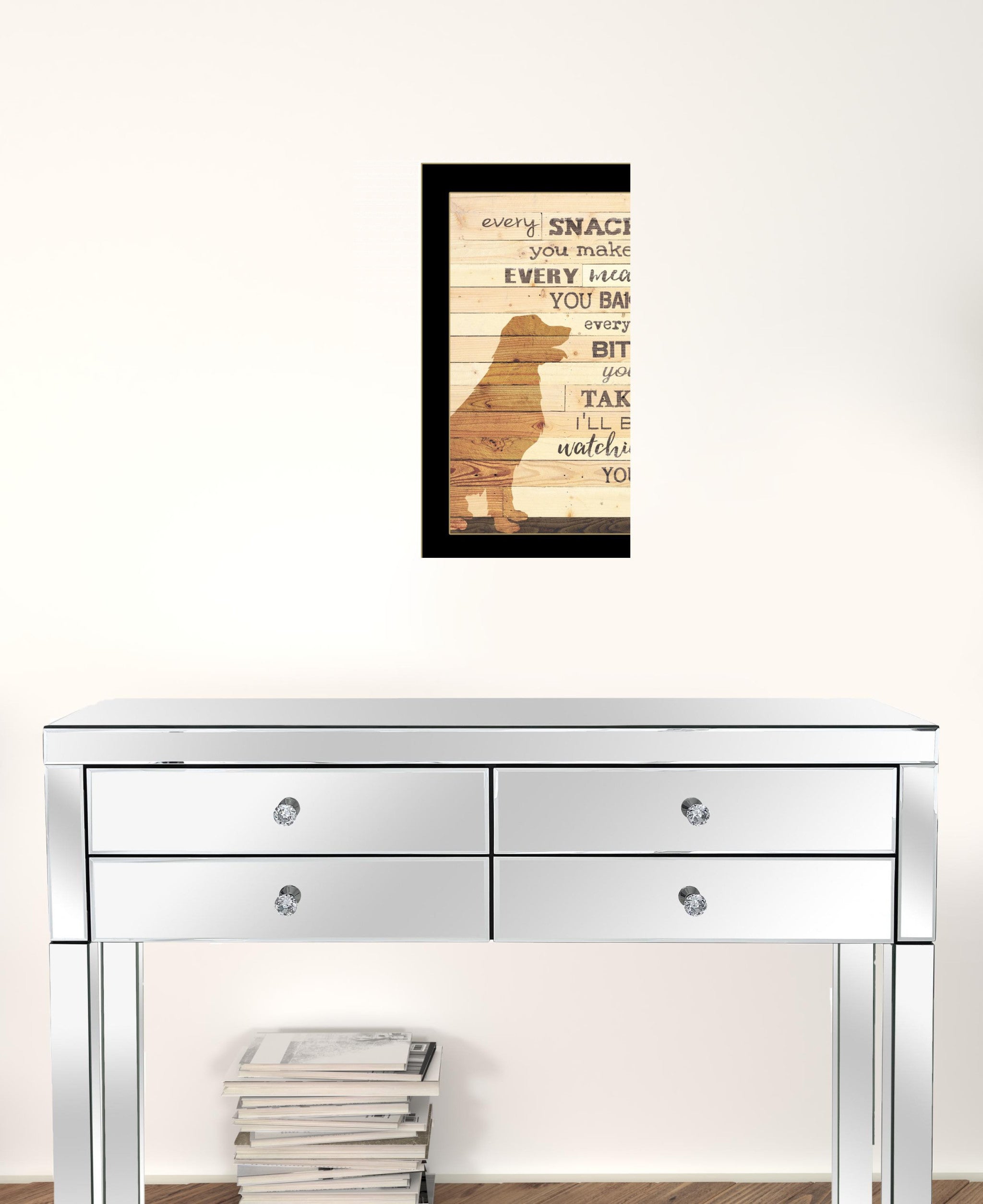 Every Snack You Make 3 Black Framed Print Wall Art