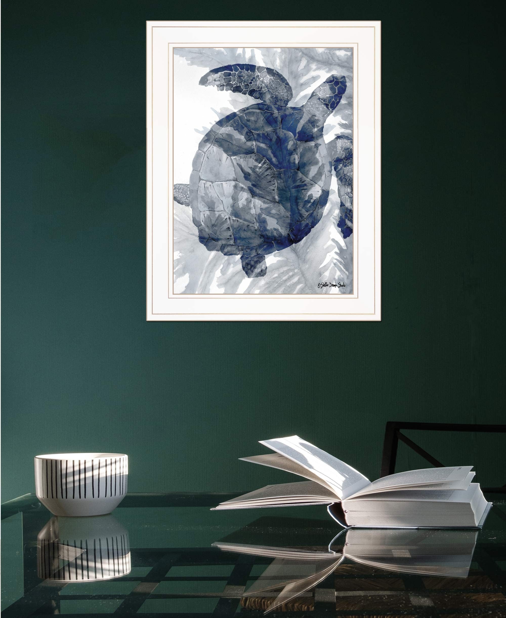 Ocean Collection 3 White Framed Print Wall Art