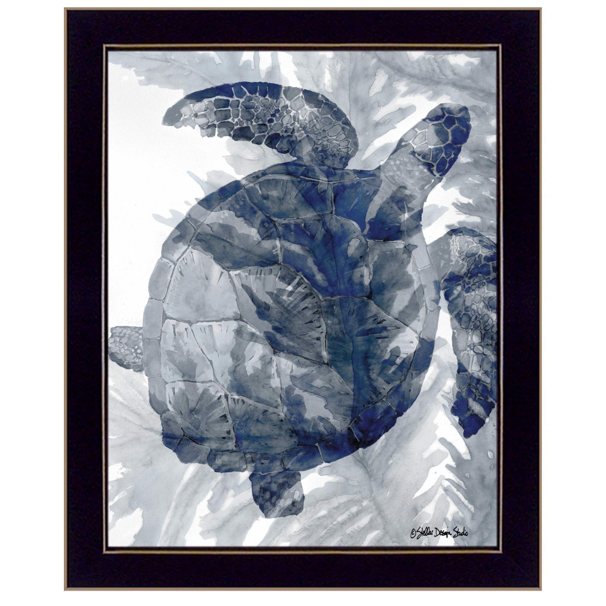 Ocean Collection 3 Black Framed Print Wall Art