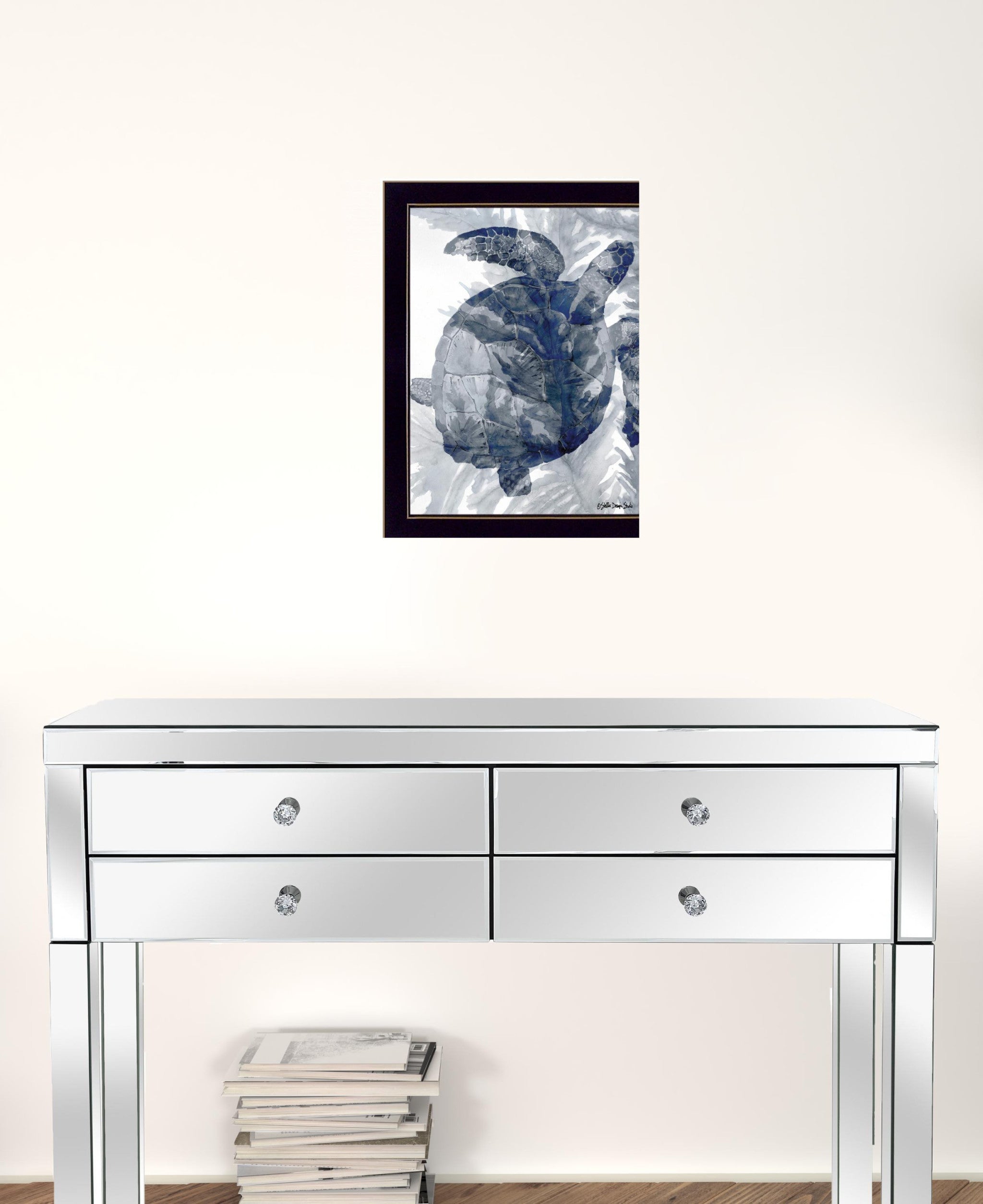 Ocean Collection 3 Black Framed Print Wall Art