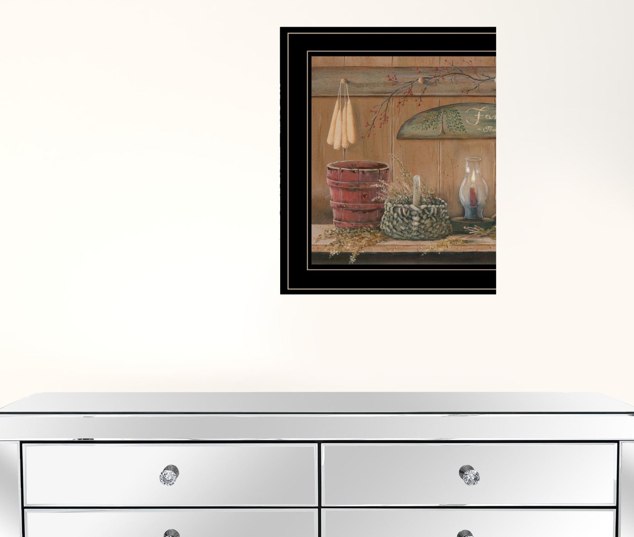 Set Of Two Shelf Treasures 2 Black Framed Print Wall Art