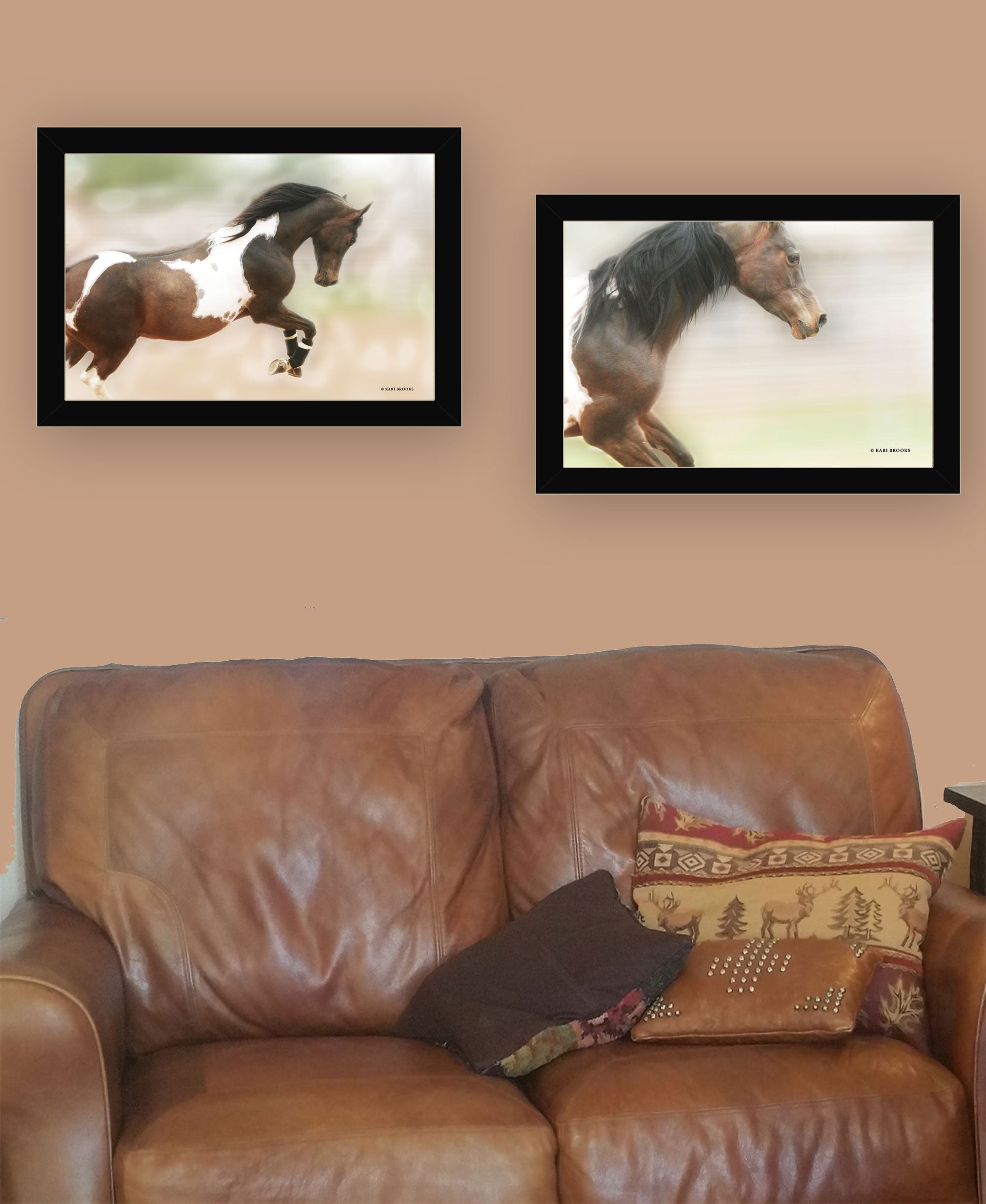 Set Of Two A Wild Kookie 3 Black Framed Print Wall Art