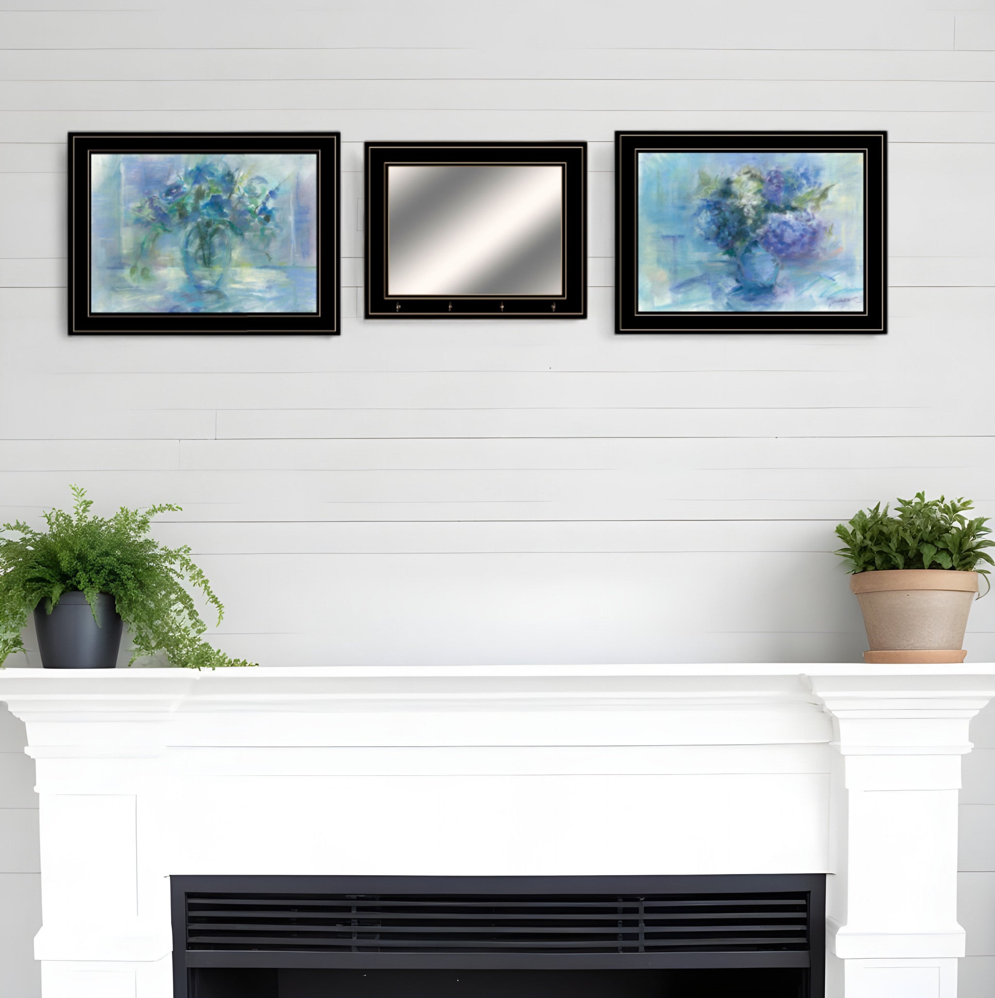 Set Of Three Bath Relax 2 Black Framed Print Bathroom Wall Art