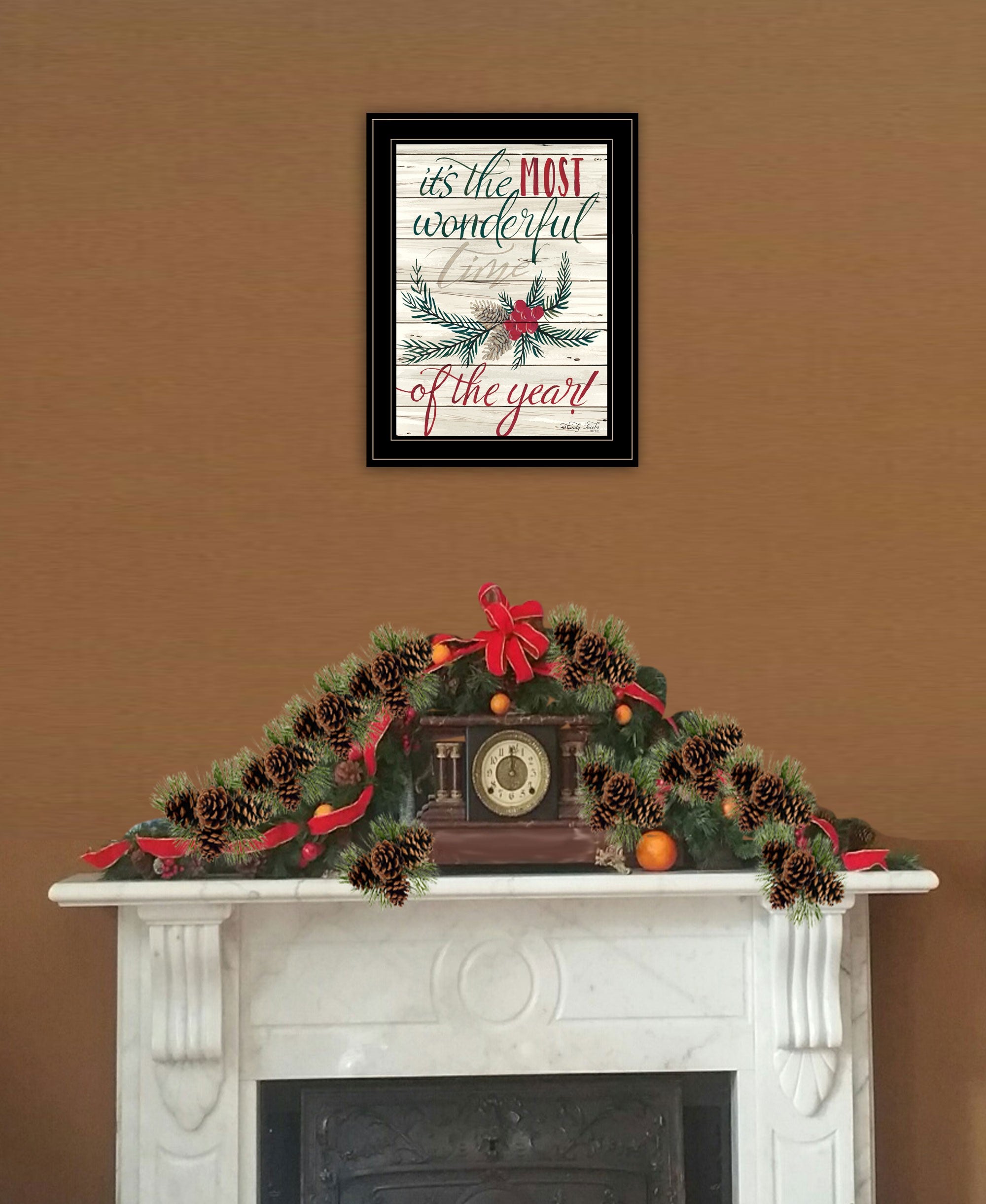 The Most Wonderful Time 2 Black Framed Print Wall Art