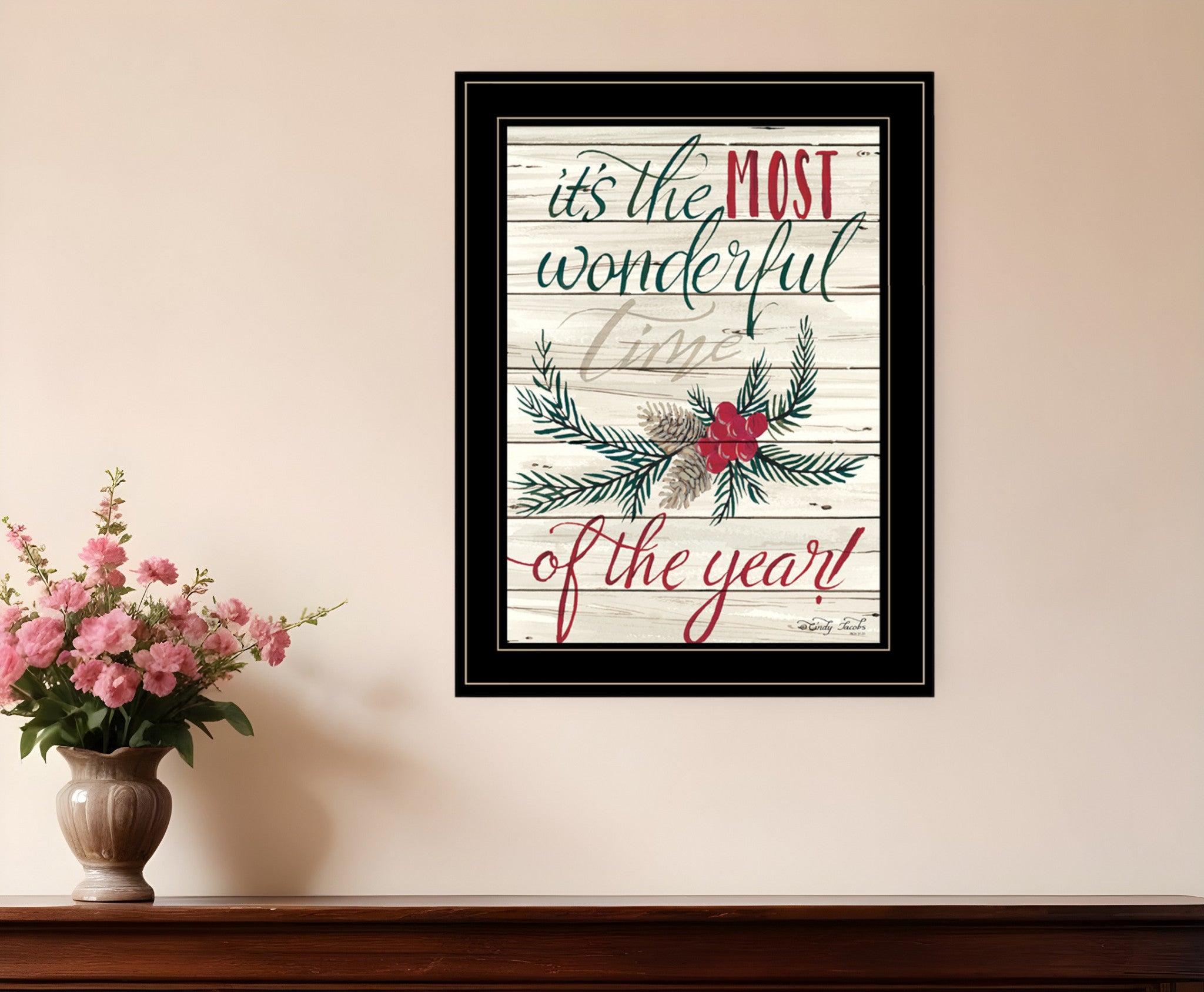 The Most Wonderful Time 2 Black Framed Print Wall Art