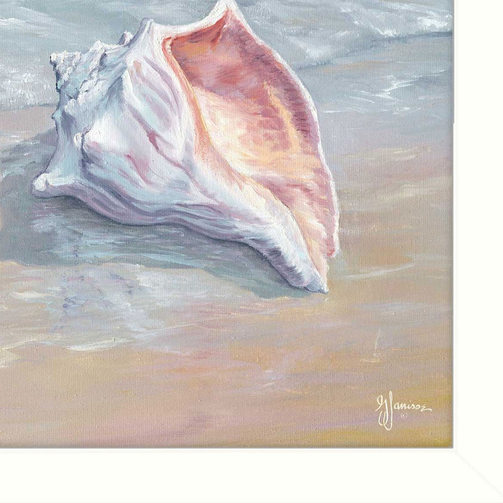 Whelk White Framed Print Wall Art