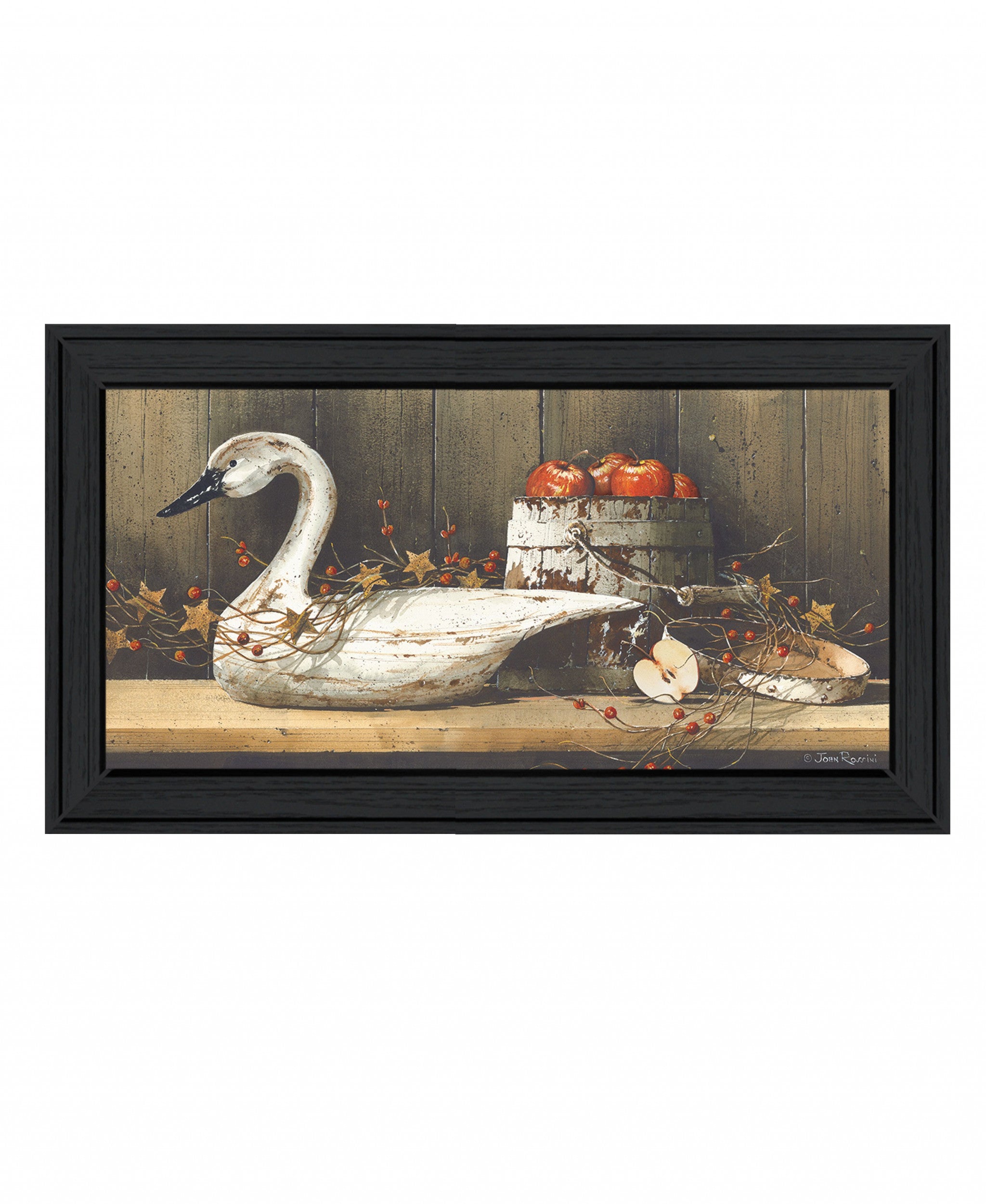 Apple Appeal 1 Black Framed Print Wall Art