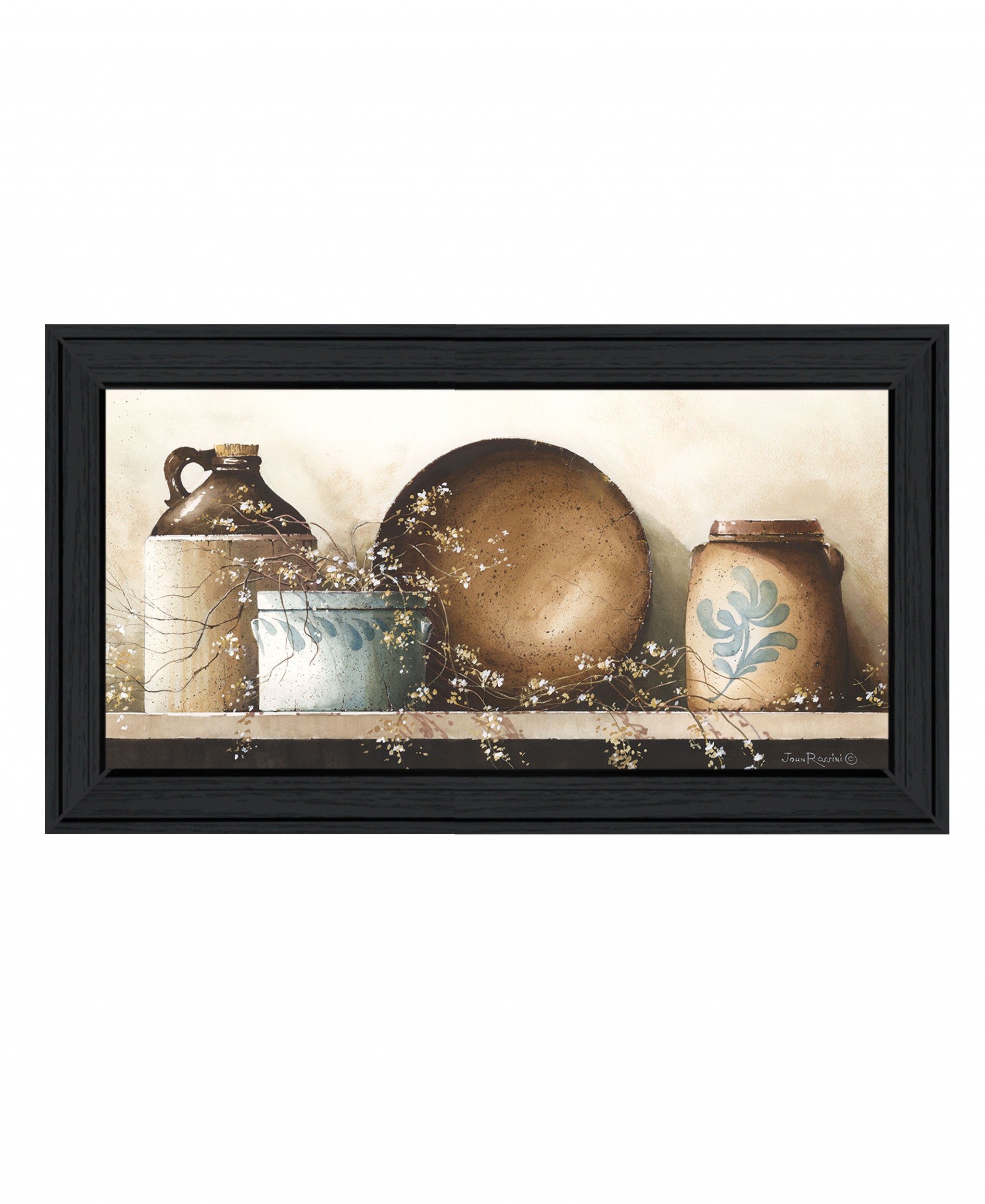 Shelf Life Too 1 Black Framed Print Wall Art