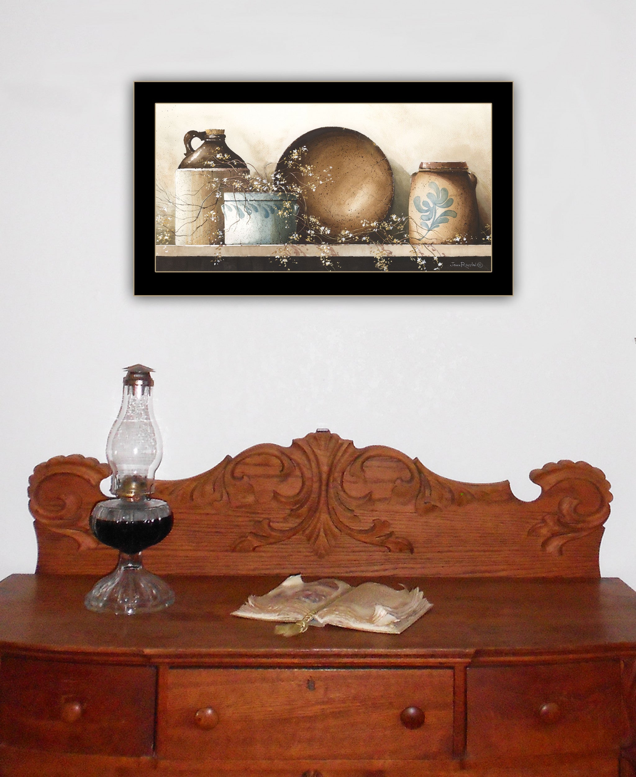 Shelf Life Too 2 Black Framed Print Wall Art