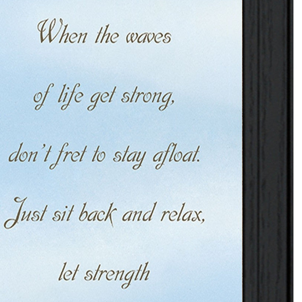 Strength 3 Black Framed Print Wall Art