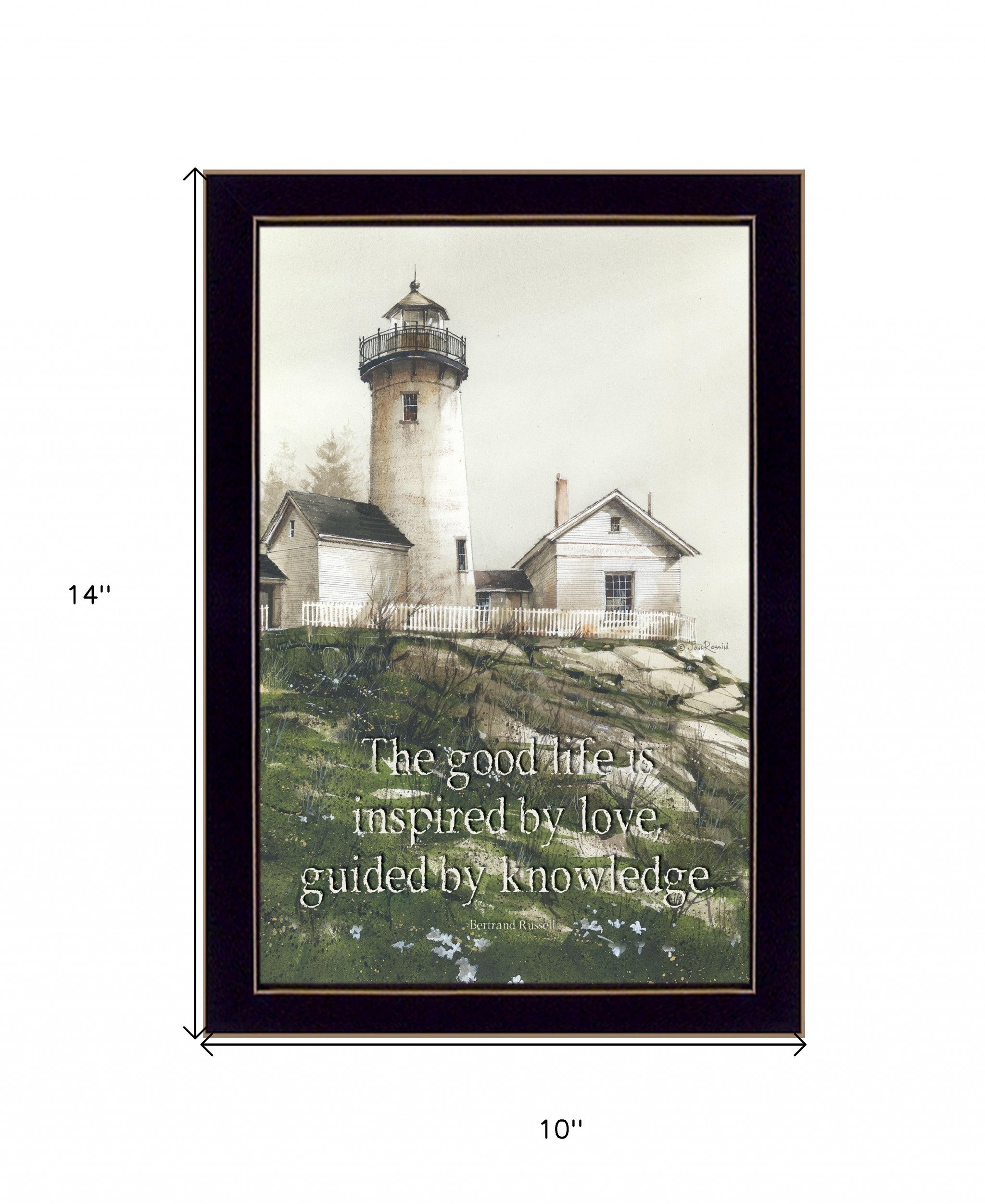 Guided Black Framed Print Wall Art