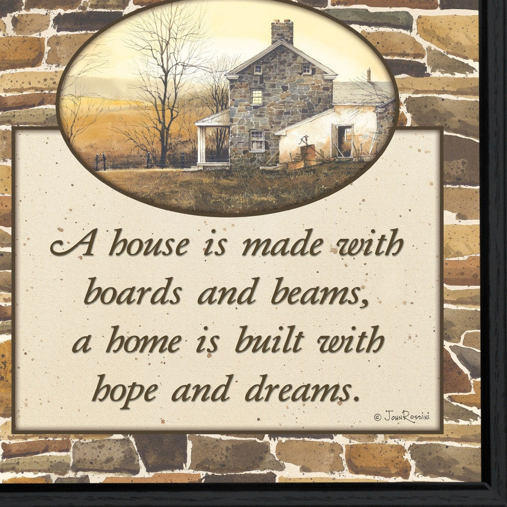 Hope And Dreams 1 Black Framed Print Wall Art