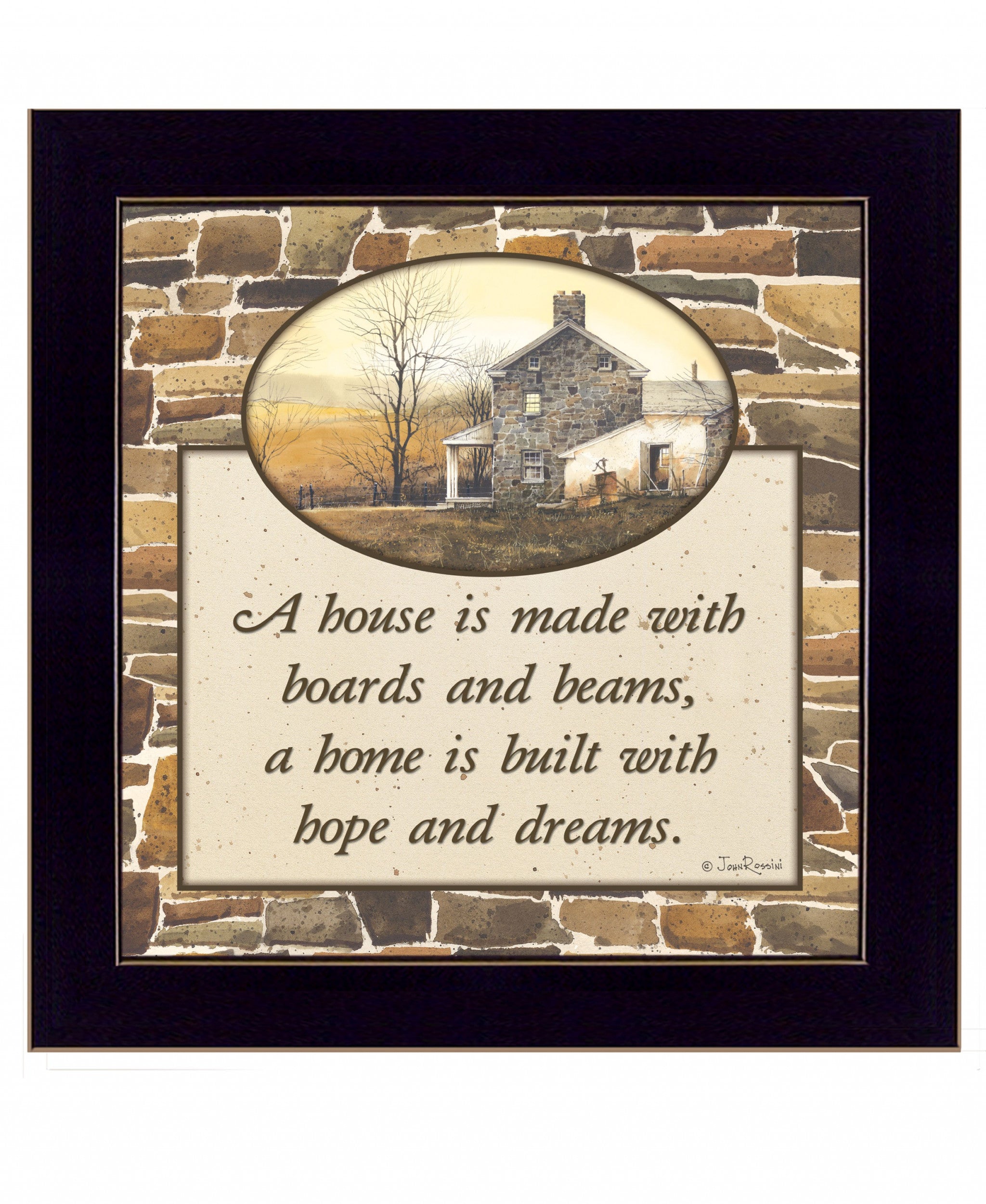 Hope And Dreams 2 Black Framed Print Wall Art