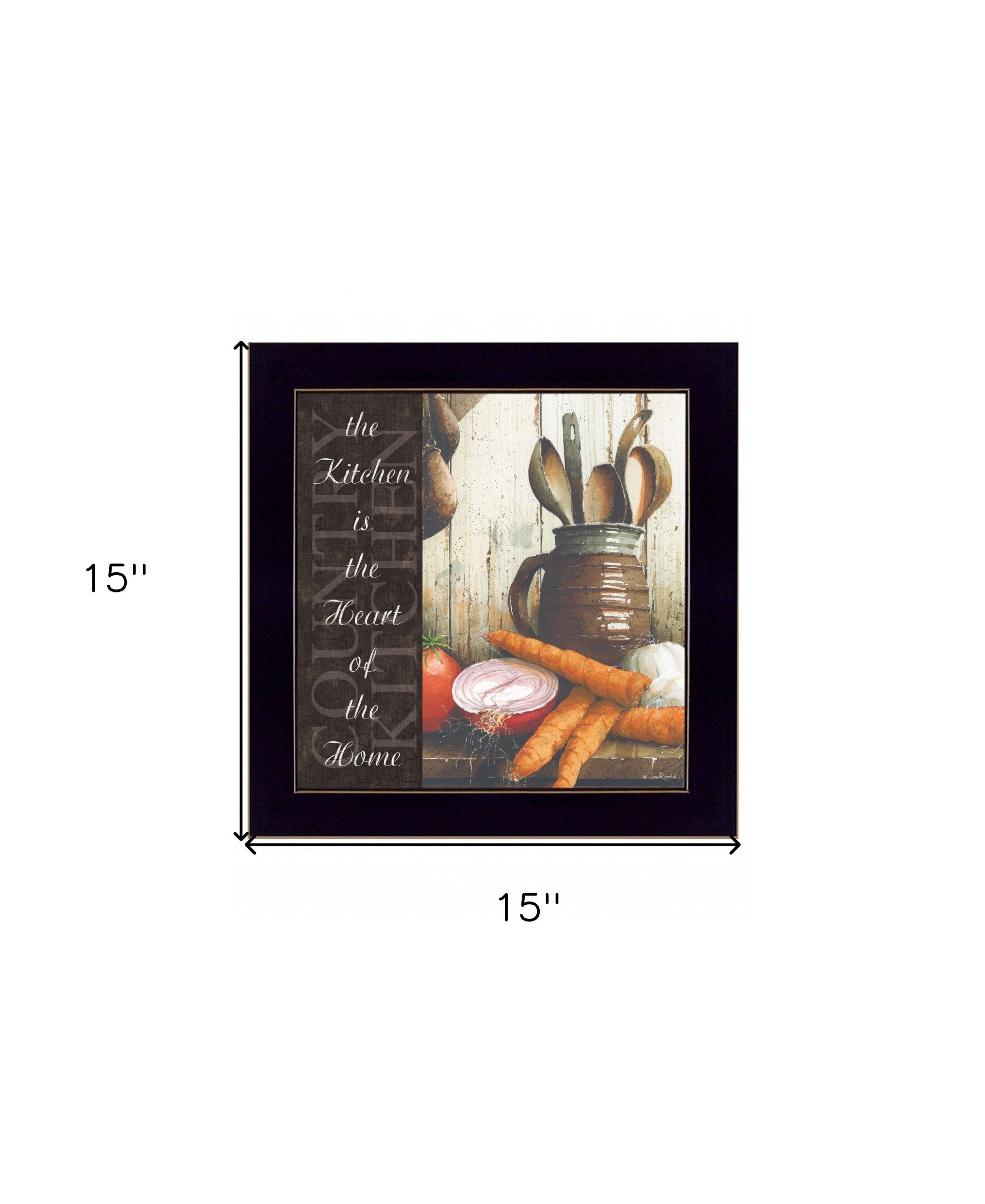 Heart Of The Home 2 Black Framed Print Wall Art