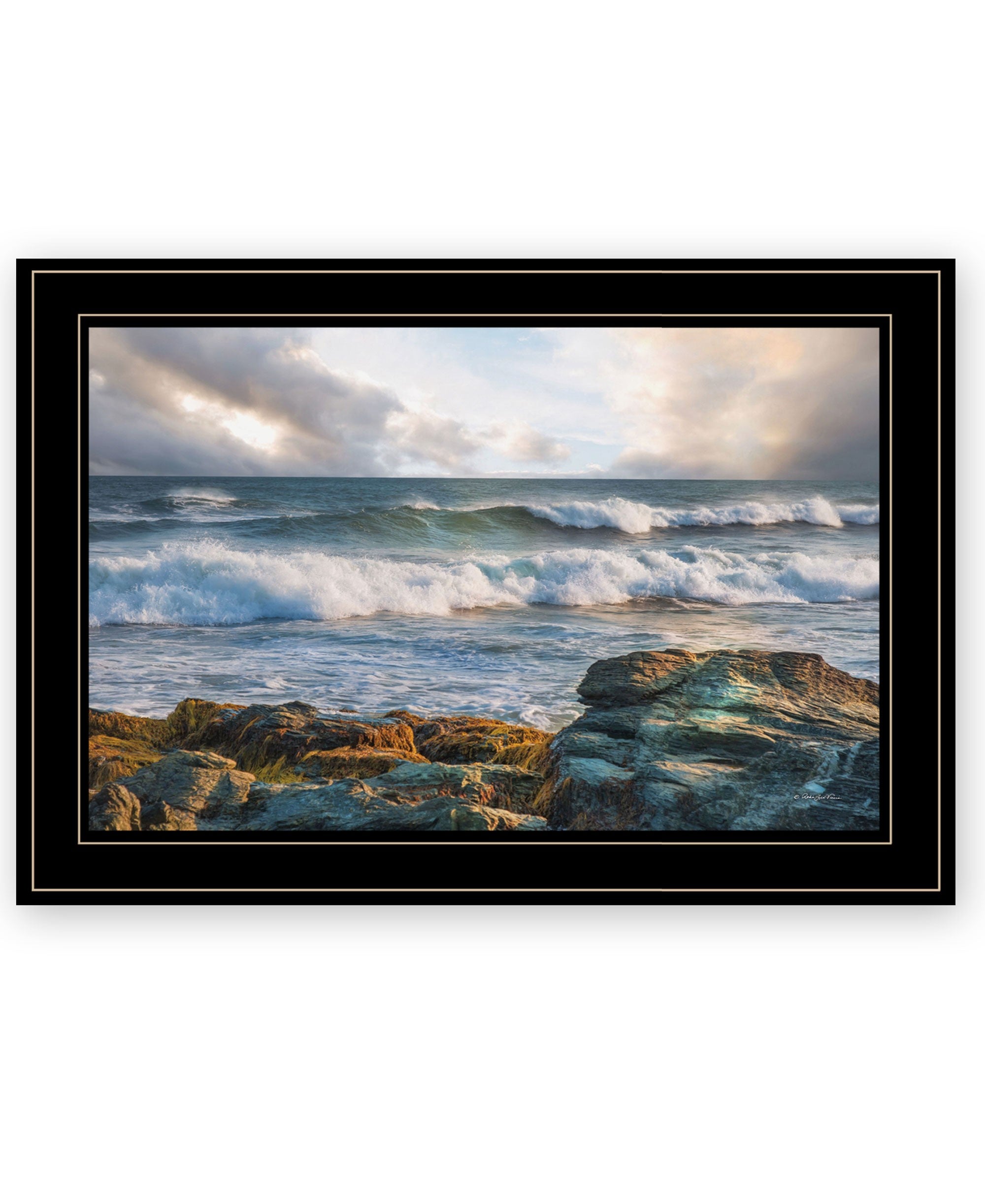 The Clearing 2 Black Framed Print Wall Art