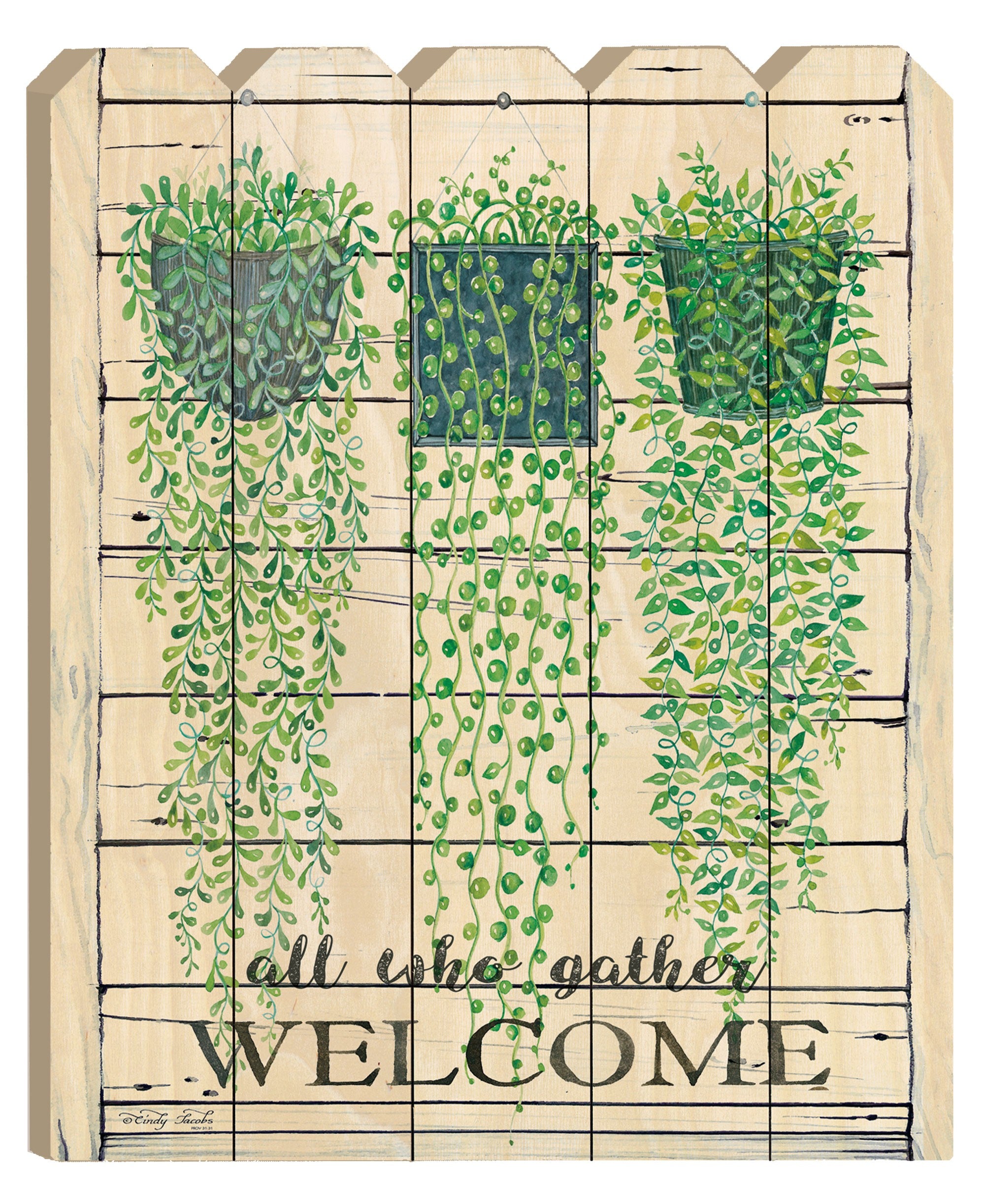 Ivy Welcome Unframed Print Wall Art