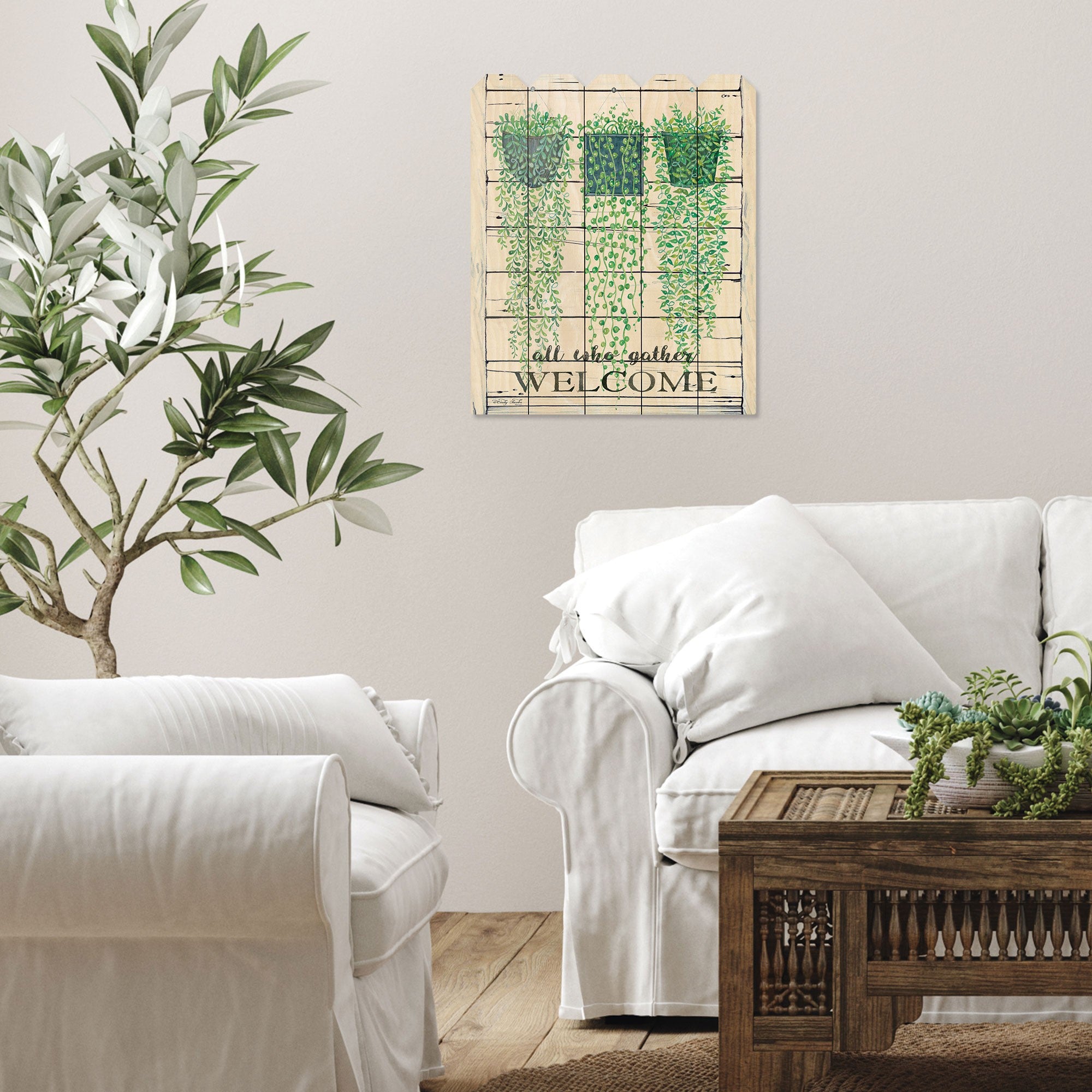 Ivy Welcome Unframed Print Wall Art