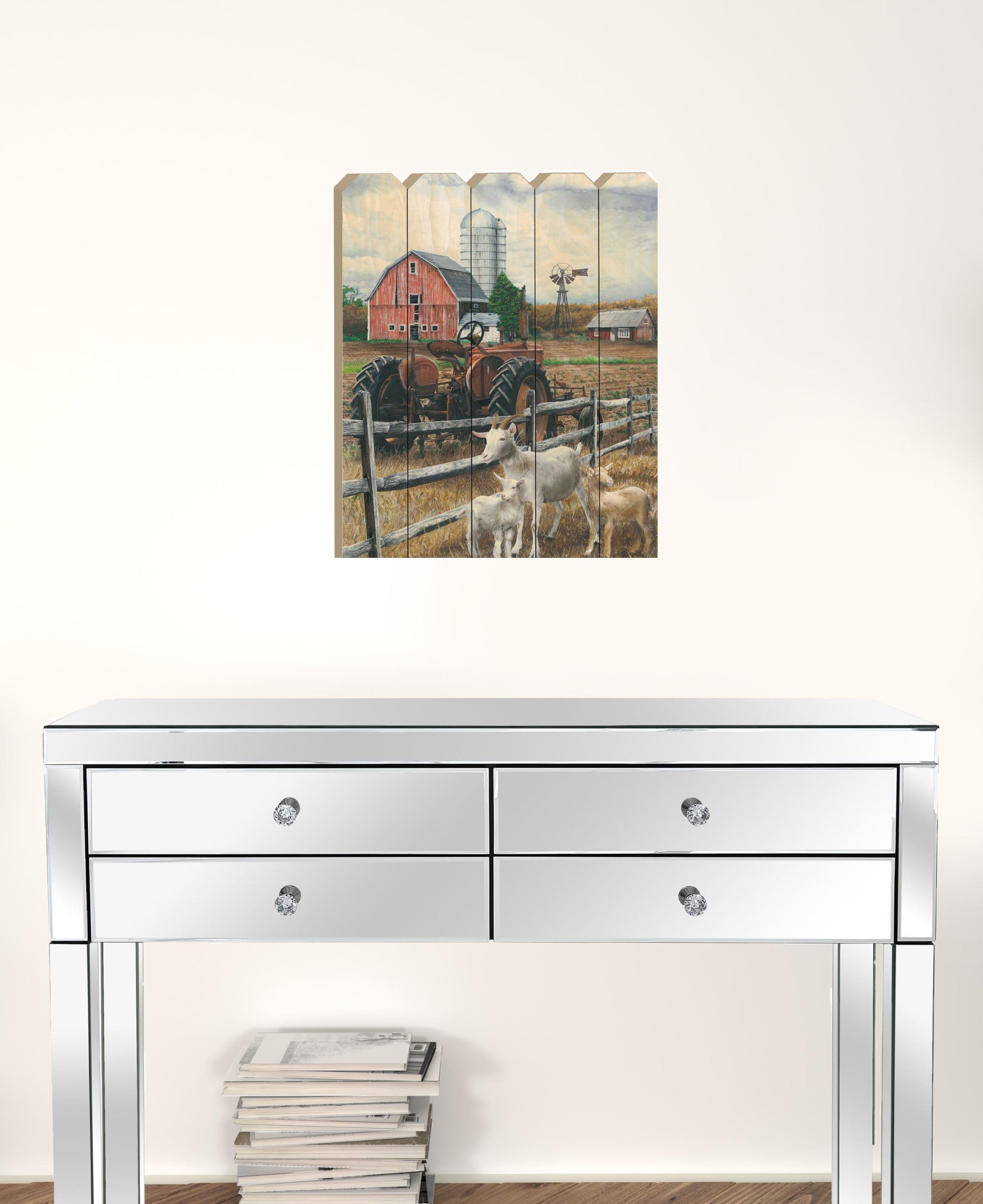 The Old Tractor Unframed Print Wall Art