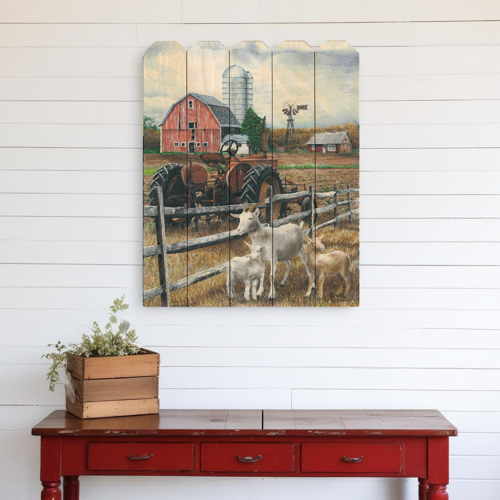 The Old Tractor Unframed Print Wall Art