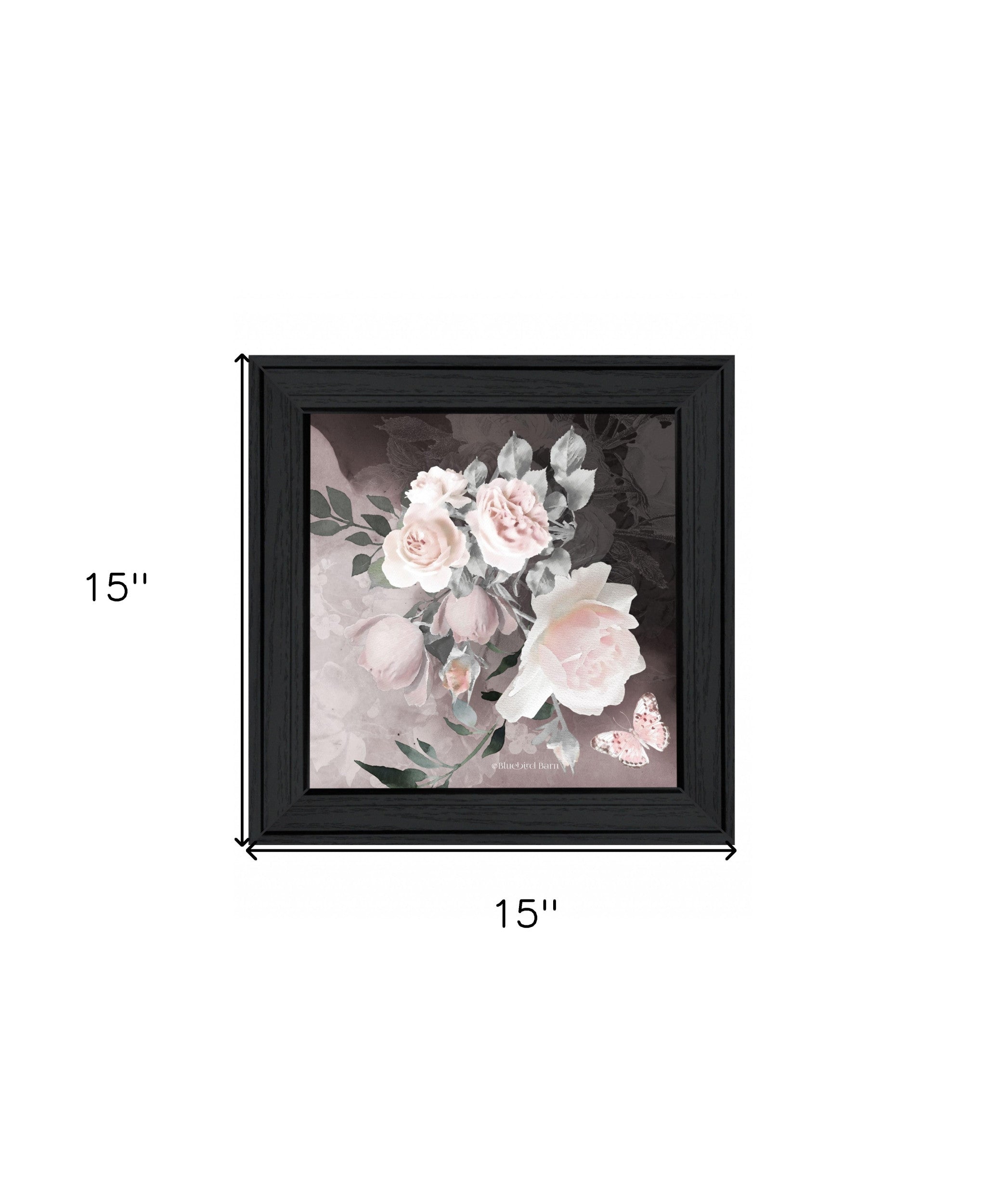 Noir Roses IV 4 Black Framed Print Wall Art