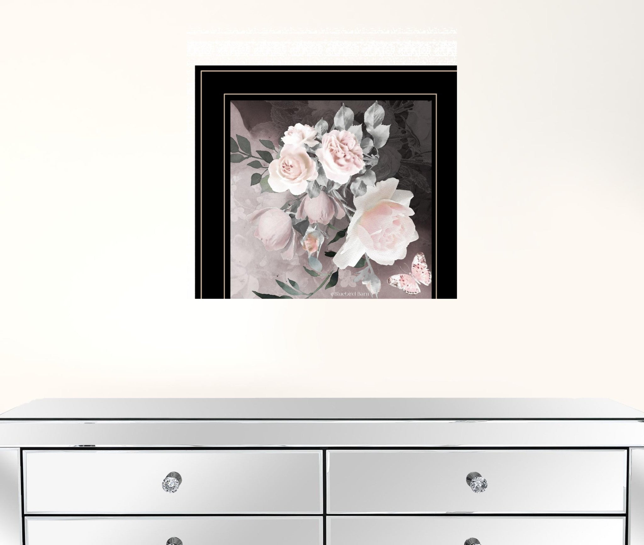 Noir Roses IV 5 Black Framed Print Wall Art